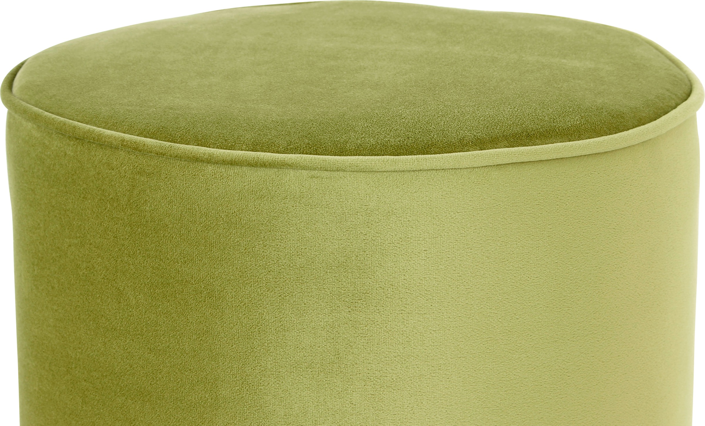 Kayoom Hocker »Nena, Sitzpouf in moderner Form, unifarbene, attraktive Farbgebung« 1 Stk. tlg. samtweich, dekorativ, farbig, für moderne, edle Einrichtungen ideal