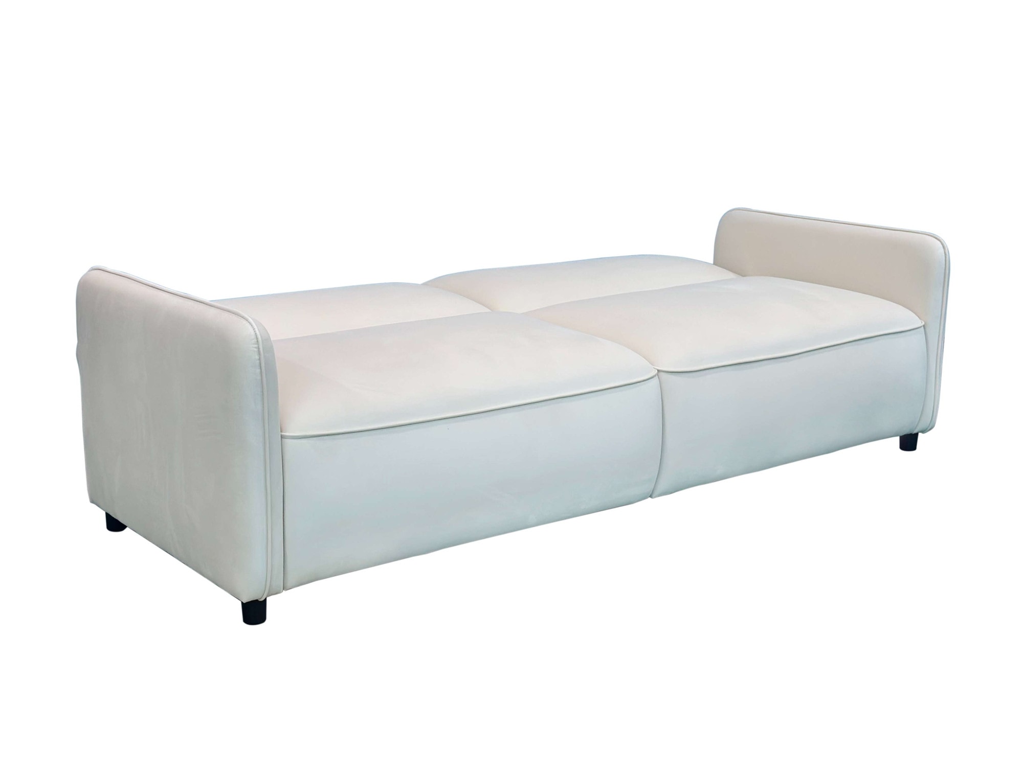 Dorel Home 3-Sitzer »Allie Curved Schlafsofa 209 cm«, Bettfunktion (110/190), verstellbare Rückenlehne, Cord u. Velours