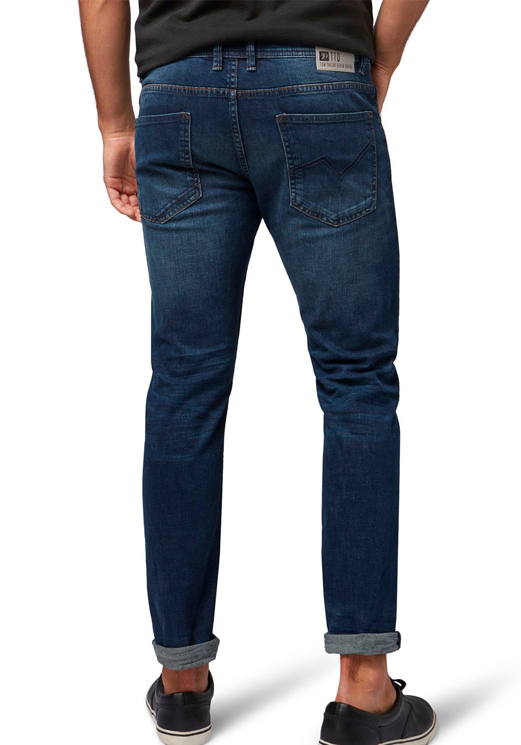 TOM TAILOR Denim Slim-fit-Jeans "PIERS" Slim fit mit etwas niedrigerer Leib günstig online kaufen