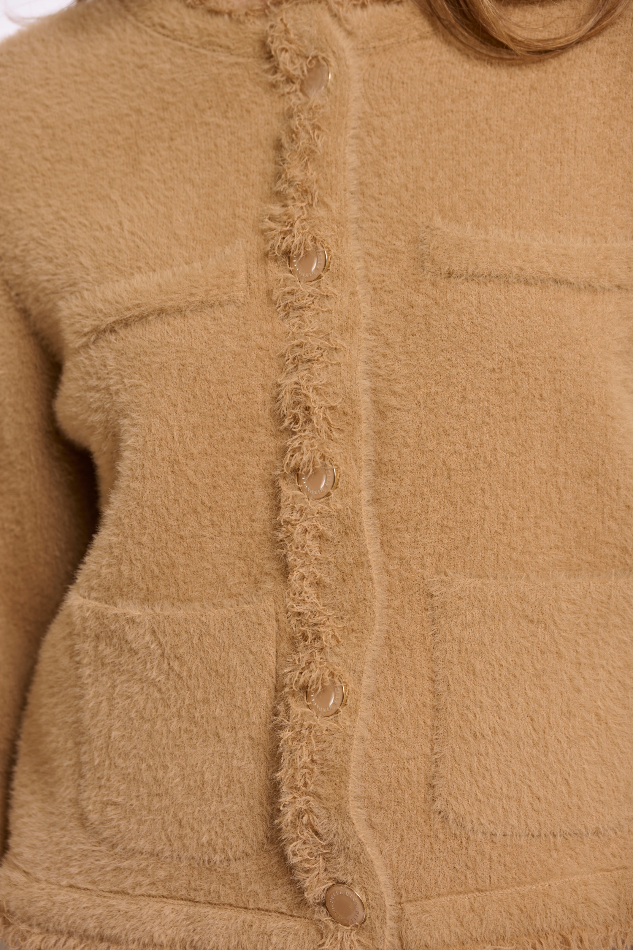 Rino & Pelle Cardigan »VANNA« Kuschelfleece mit Knopfverschluss und aufgesetzten Taschen