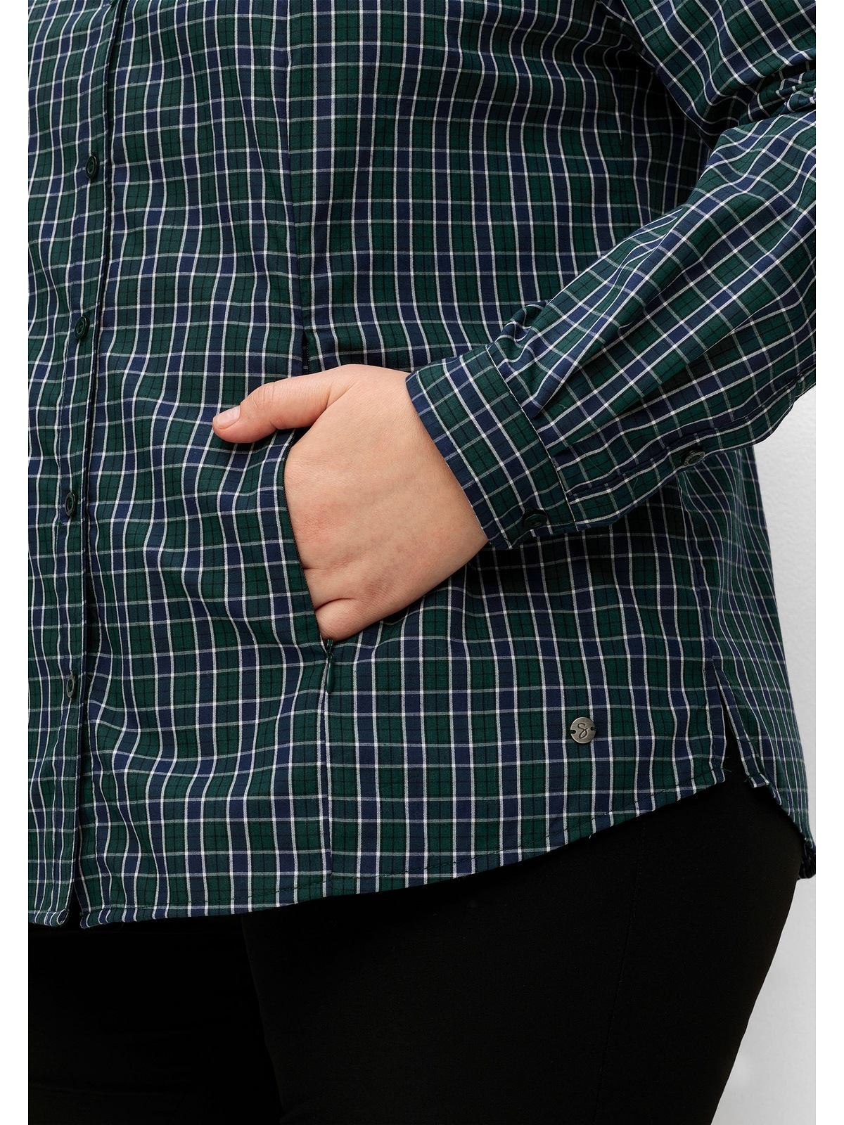 Sheego Funktionsbluse »Große Größen«, schnelltrocknend, mit Reißverschluss-Taschen