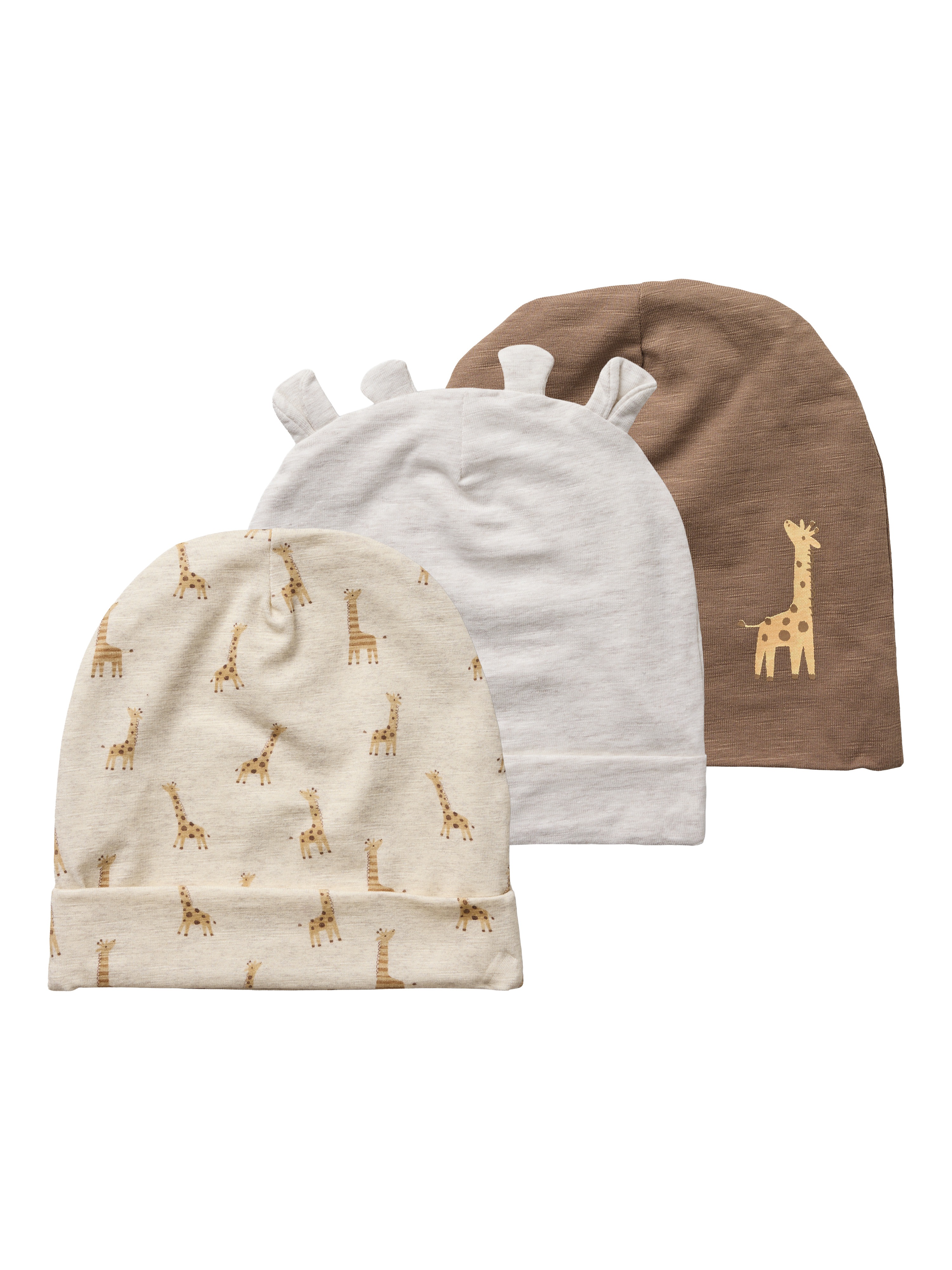 Name It Langarmbody "NBNBERRO R LS BODY SET WITH HAT" Baumwollmischung, ein Body mit unterschiedlichen Mützen im Set