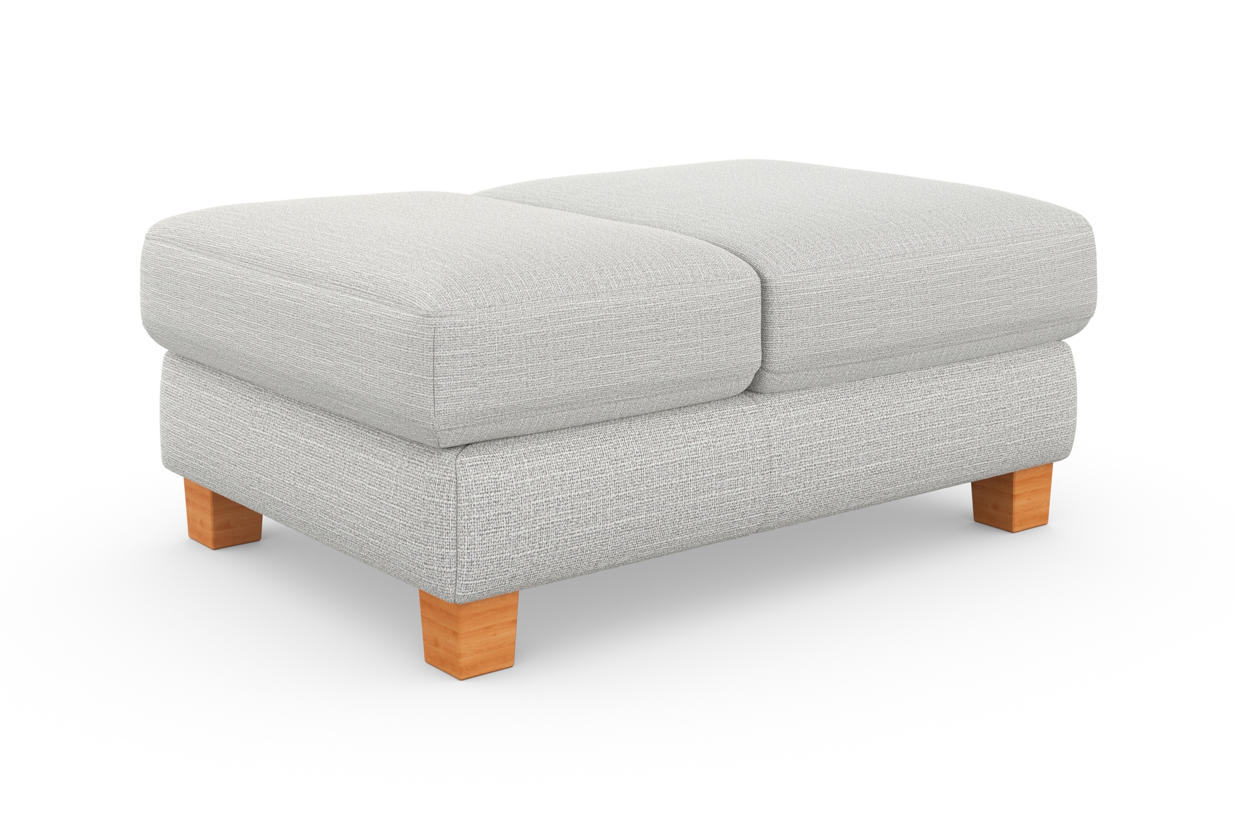sit&more Polsterhocker »Dundee«, mit Klappfunktion, Federkern und hochwertigen Massivholzfüßen