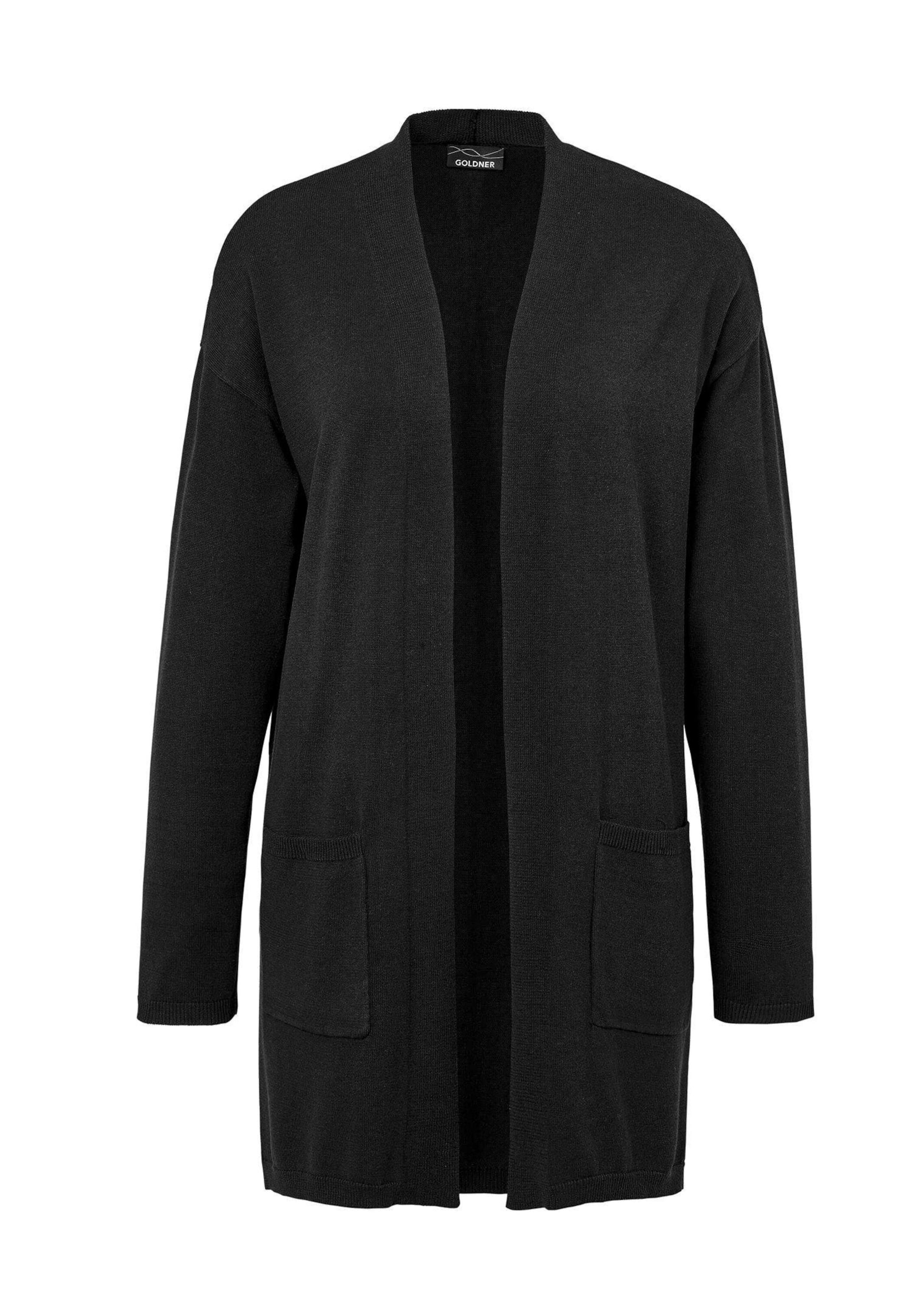 GOLDNER Strickjacke "Kurzgröße Longstrickjacke mit Taschen" keine/nicht rel günstig online kaufen