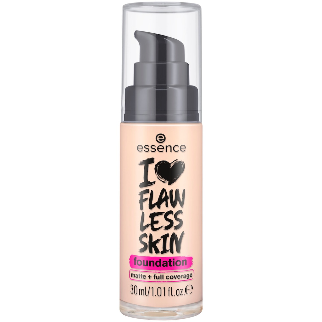 Essence Foundation »I LOVE FLAWLESS Foundation«, (Set, 3 tlg.)