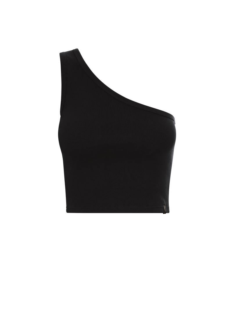 Trigema T-Shirt »TRIGEMA Modisches One-Shoulder-Top«, (1 tlg.)