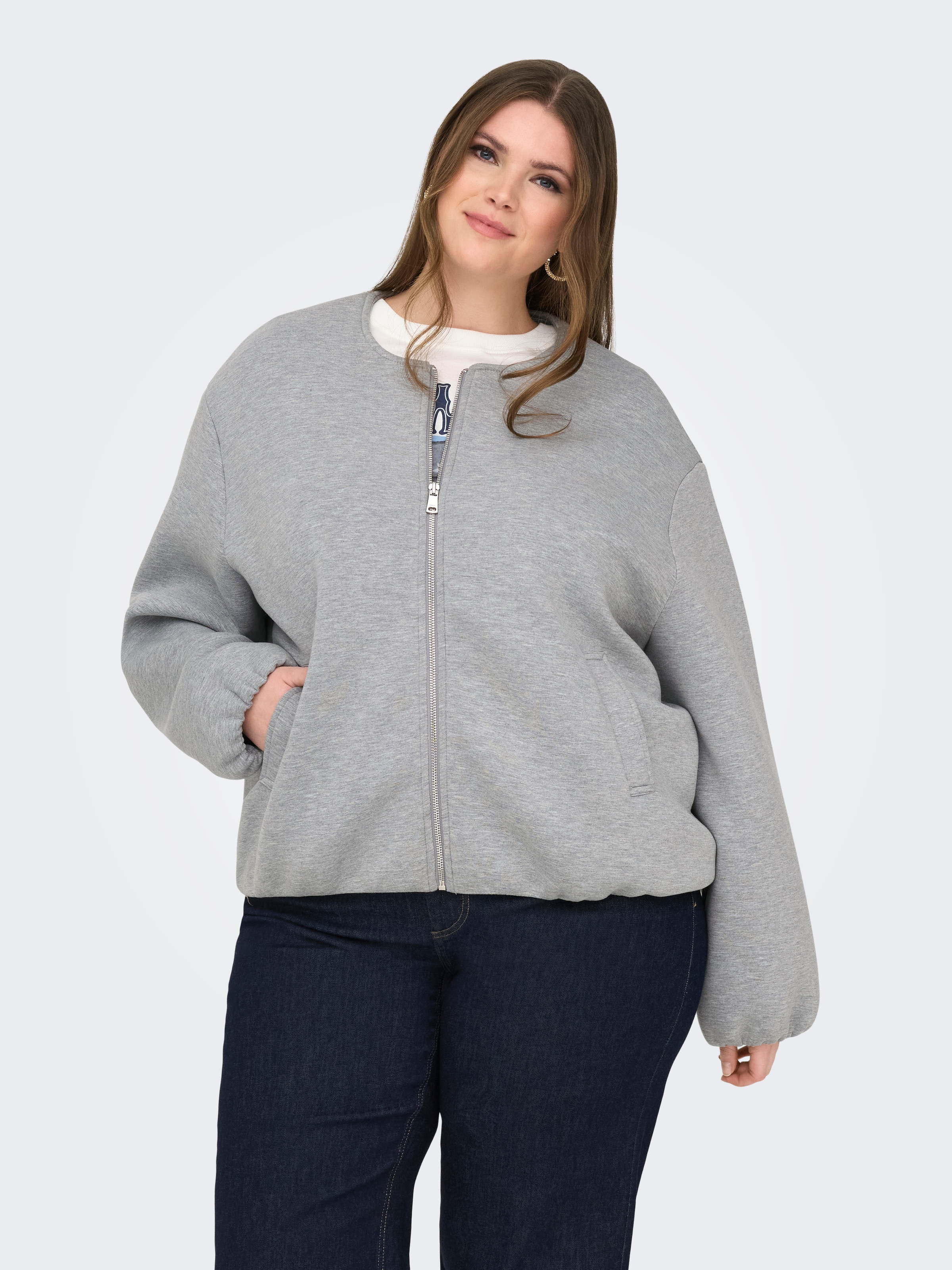 ONLY CARMAKOMA Blouson "CARELLIE SCUBA LIFE JACKET OTW NOOS" Materialmix, w günstig online kaufen