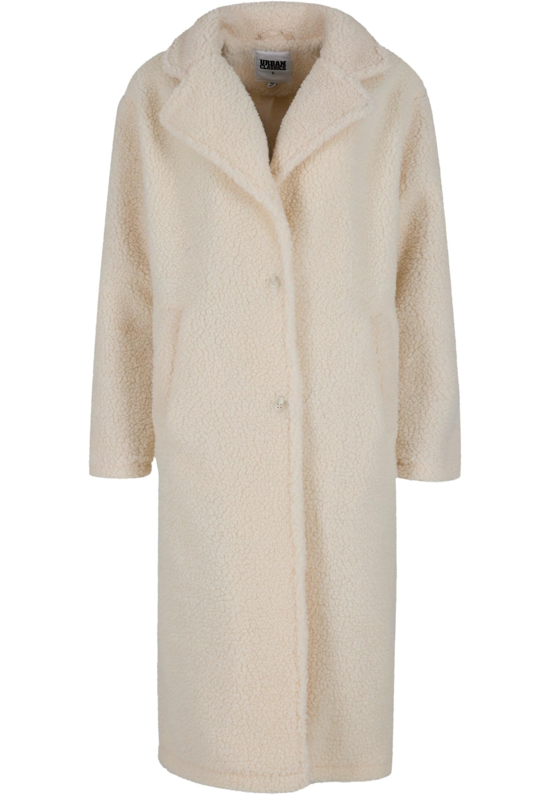 URBAN CLASSICS Winterjacke "Urban Classics Ladies Teddy Long Coat", (1 St.) günstig online kaufen