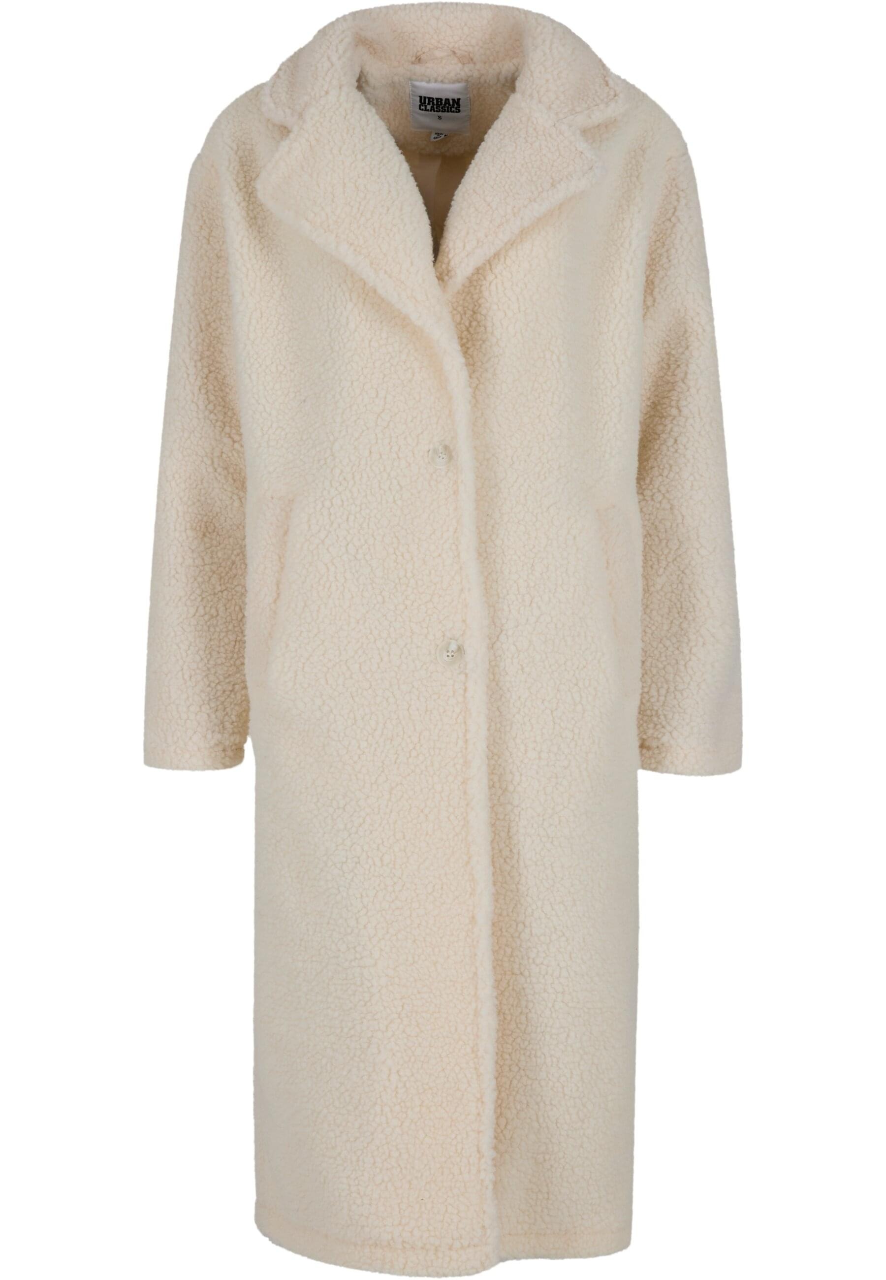 URBAN CLASSICS Winterjacke "Urban Classics Ladies Teddy Long Coat" 1 Stk. t günstig online kaufen