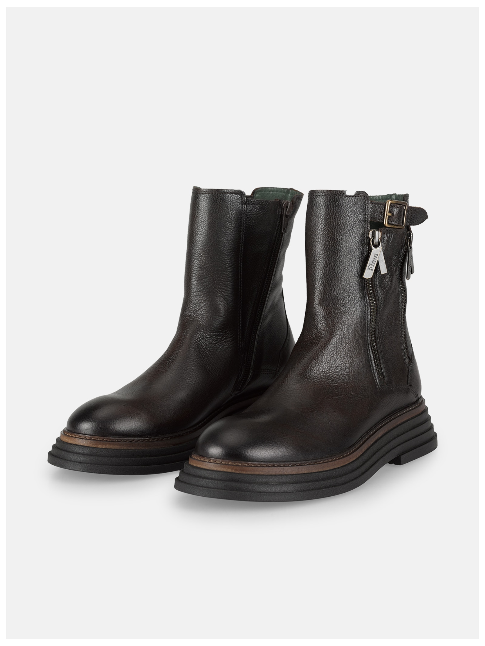 Felmini Bikerboots »Felmini Stiefelette Leder«