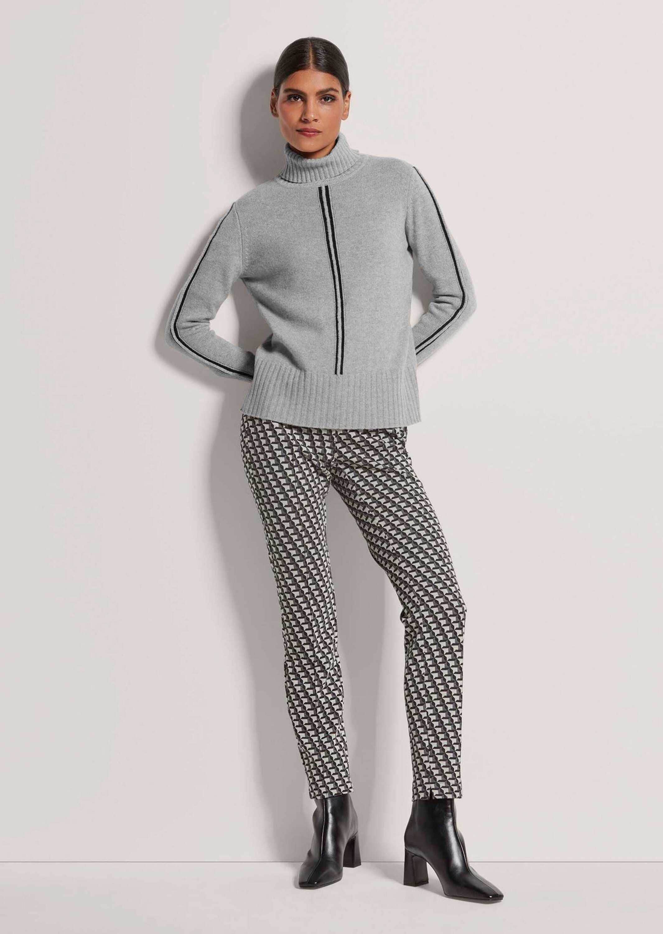 MADELEINE Longpullover »Pullover Stehkragen-Pullover«