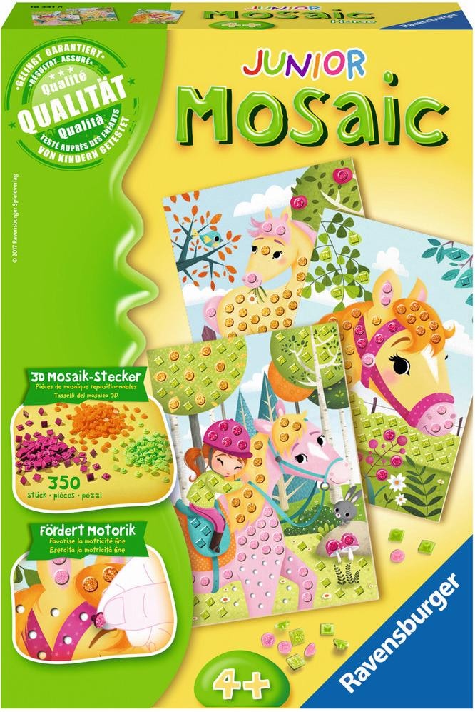 Kreativset »Mosaic Junior, Pferde«, (Set), Mit haptischen Elementen; FSC® - schützt...