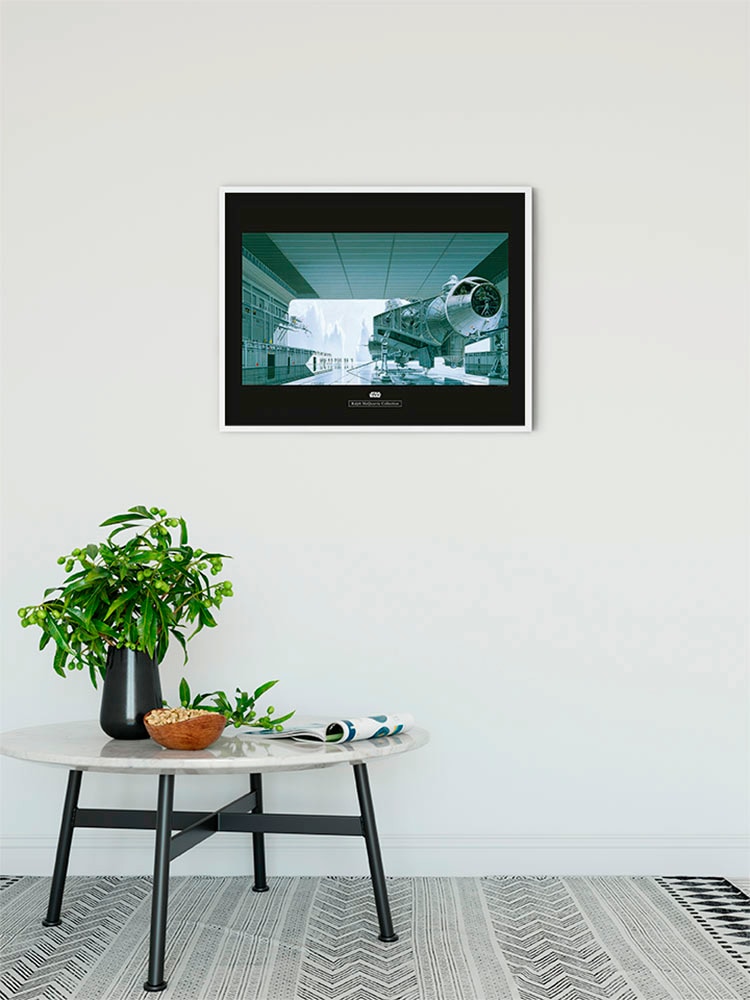 Komar Bild »Star Wars Classic RMQ Hangar Shuttle« Star Wars 1 Stk. tlg. Wandbild zur Dekoration im Kinderzimmer - ohne Rahmen