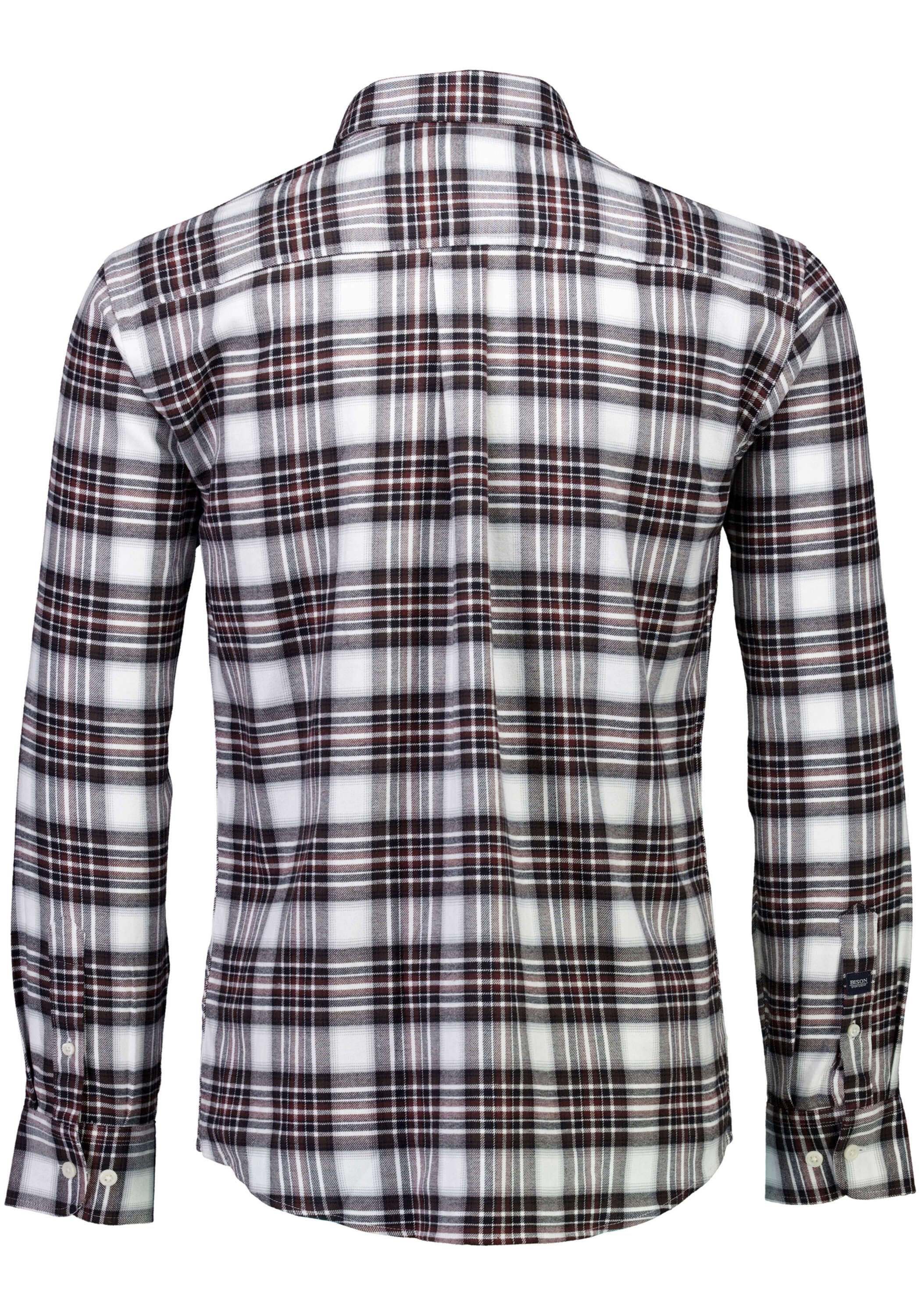 BISON Flanellhemd "BISON Freizeithemd" günstig online kaufen