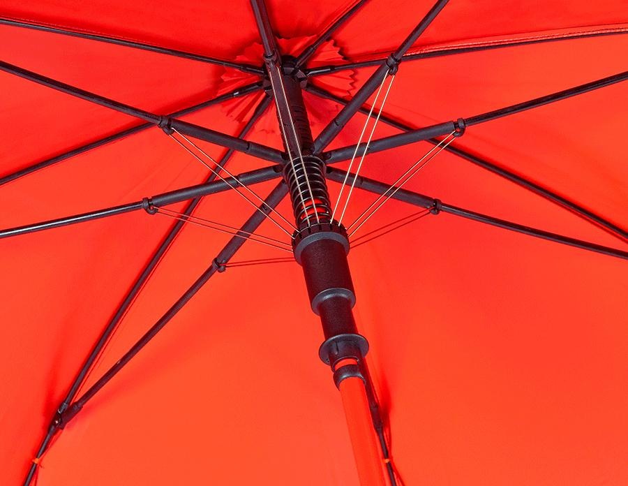 schwarz/orange«, bestellen »birdiepal® UV-Lichtschutzfaktor EuroSCHIRM® Stockregenschirm Mit | 50+ BAUR seasons,