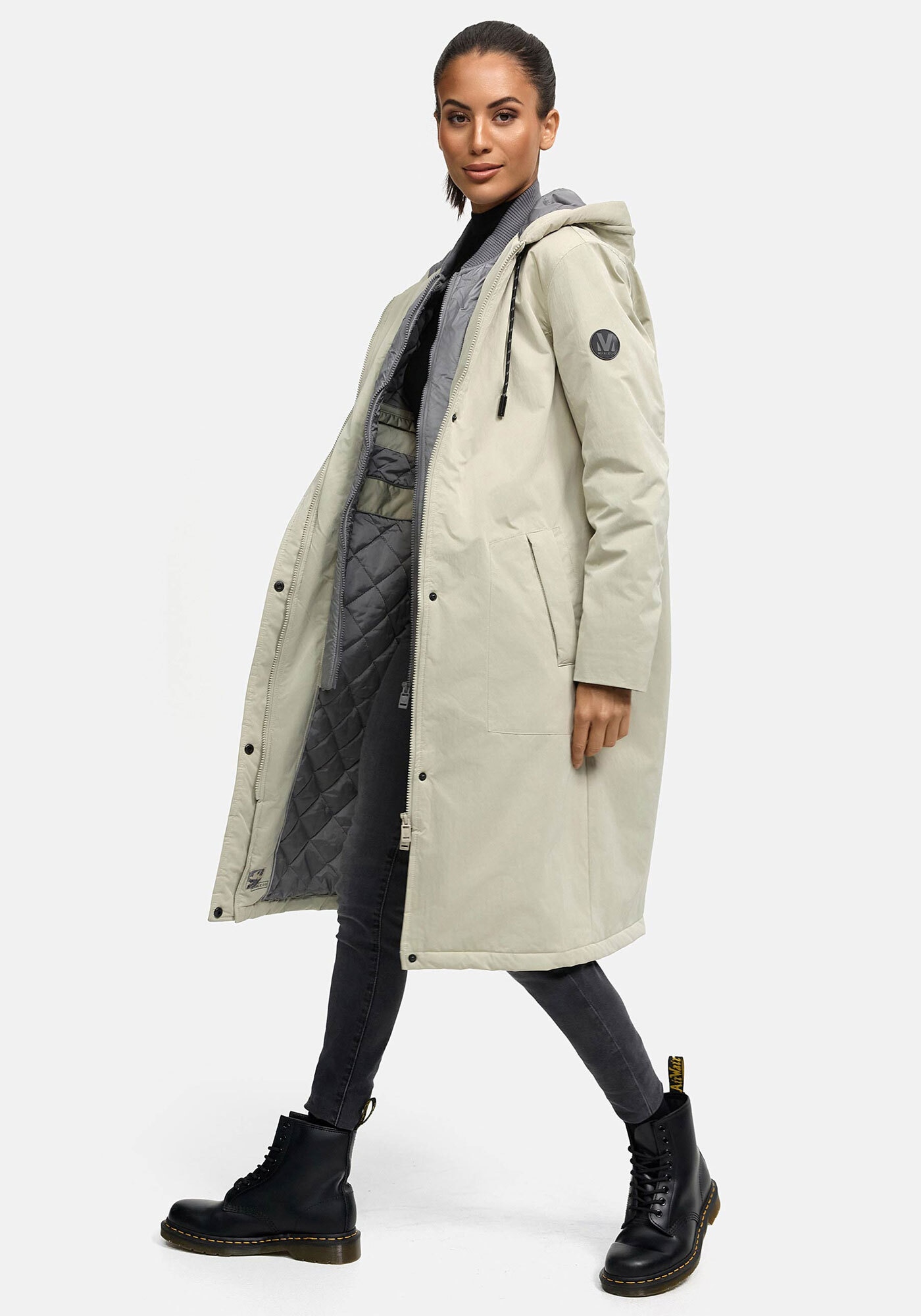 Marikoo Winterjacke »Ledalaa«, mit großer Kapuze