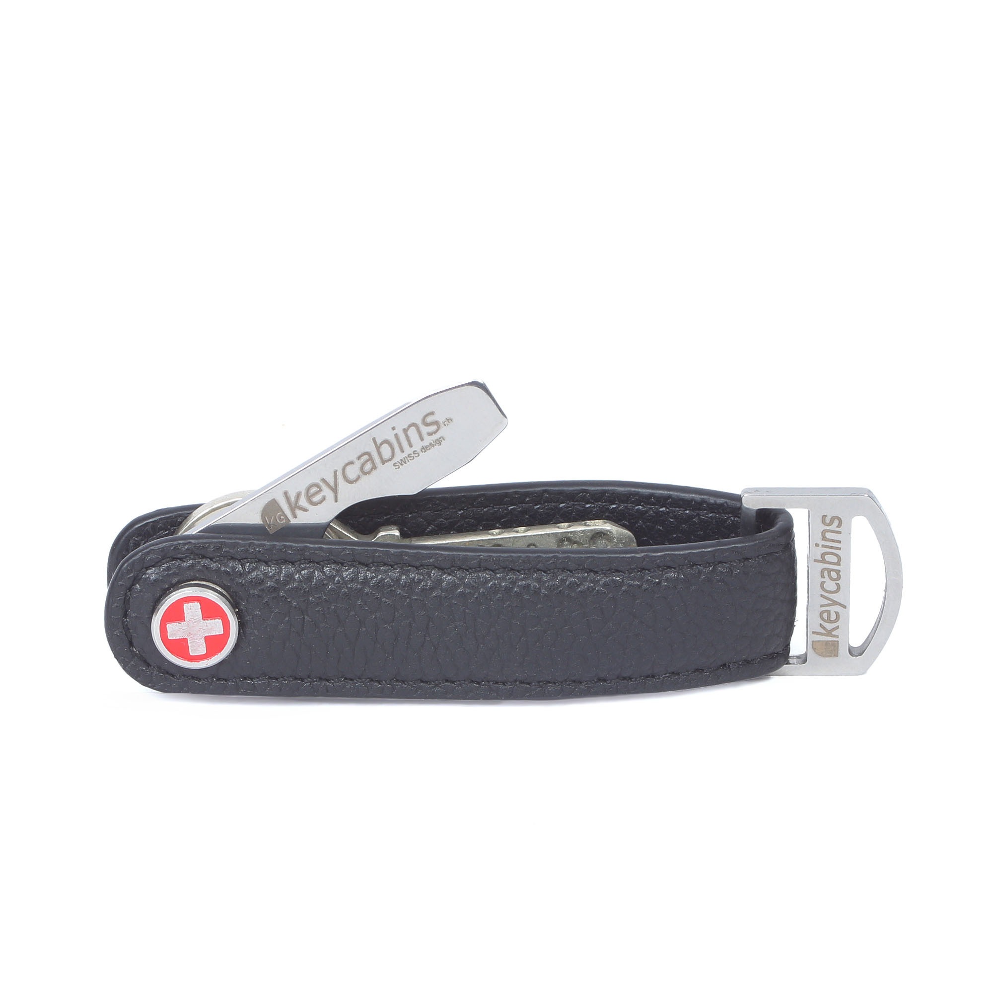 keycabins Schlüsselanhänger »Loop-leather S4«, SWISS Design
