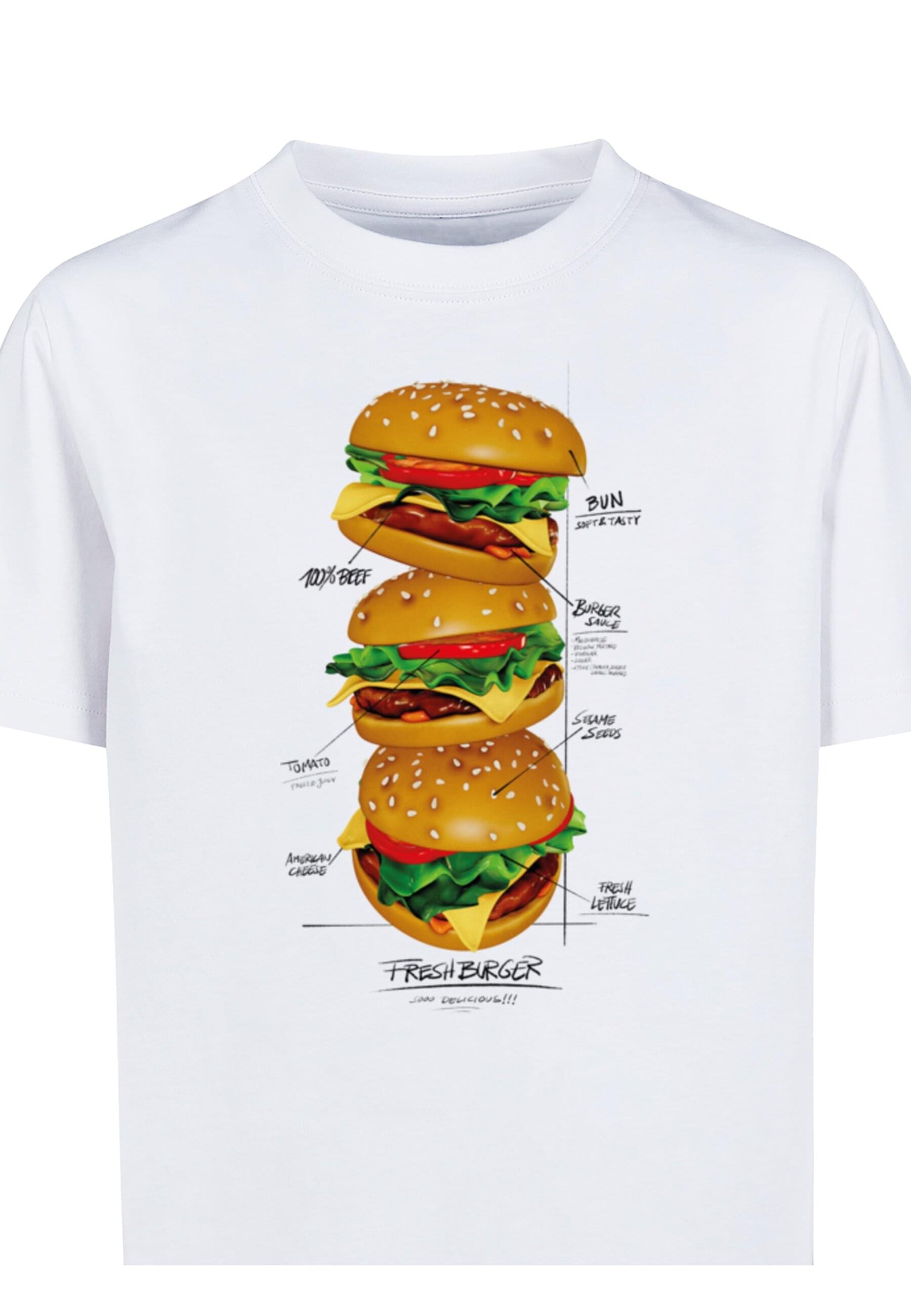 MisterTee T-Shirt »MisterTee Herren Kids Triple Burger Tee«, (1 tlg.)
