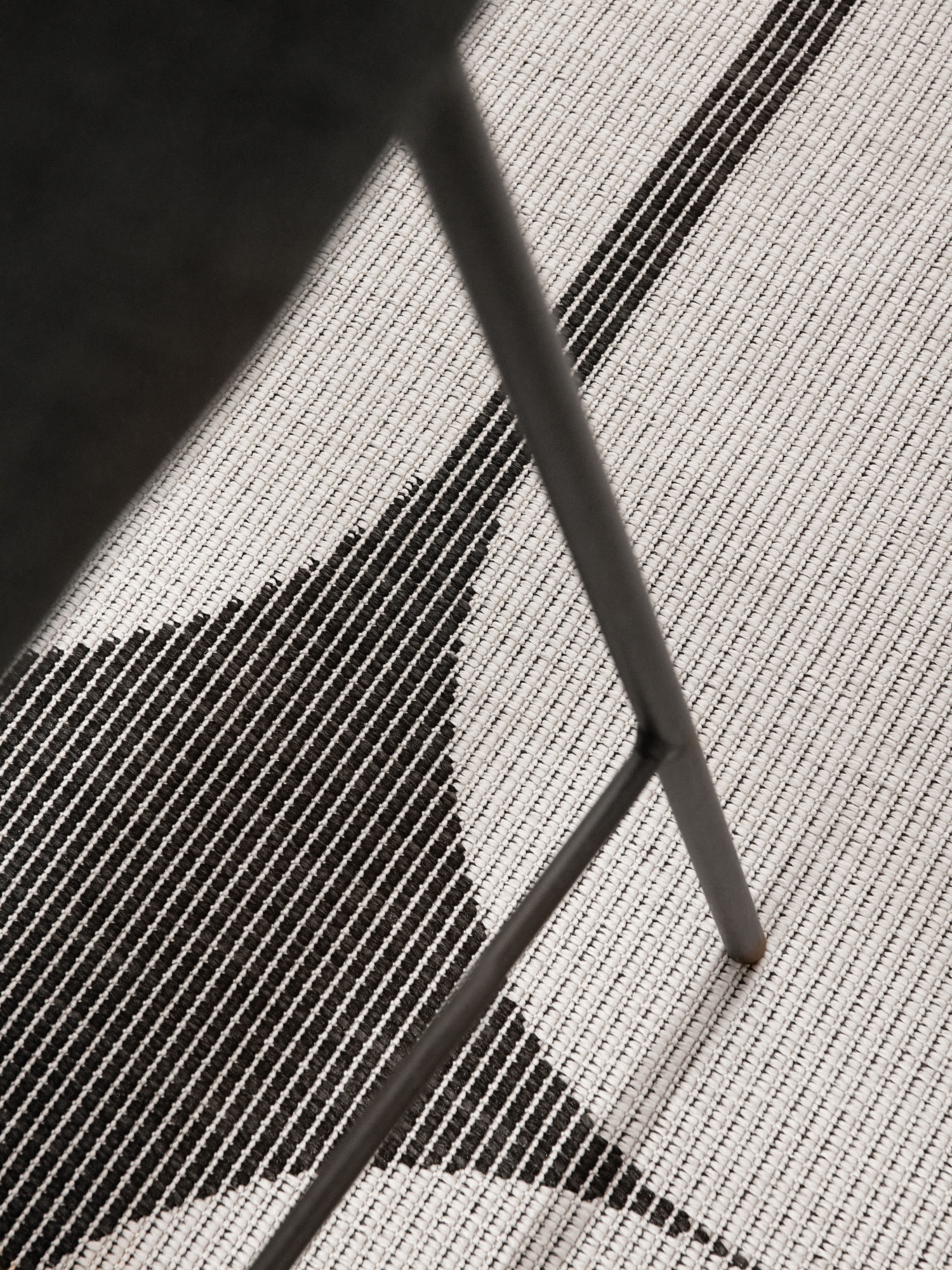 NORTHRUGS Outdoorteppich »Bowen Wendeteppich«, rund, 5 mm Höhe, In und Outdoor, Flachgewebe, wetterfest, pflegeleicht, robust