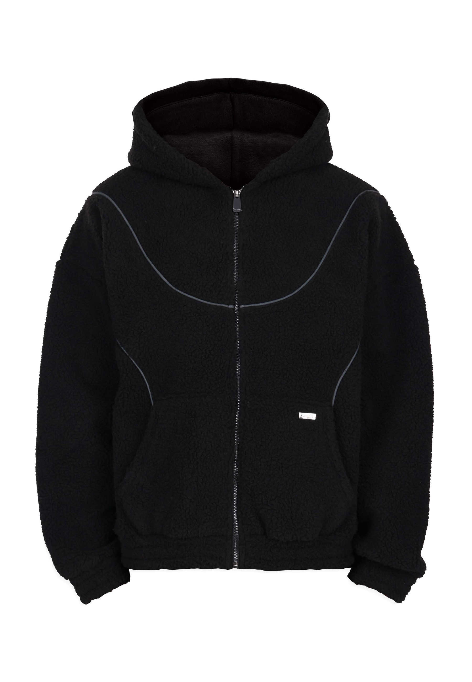 Dropsize Sweatjacke "Dropsize WAVY TEDDY ZIP HOODIE" günstig online kaufen