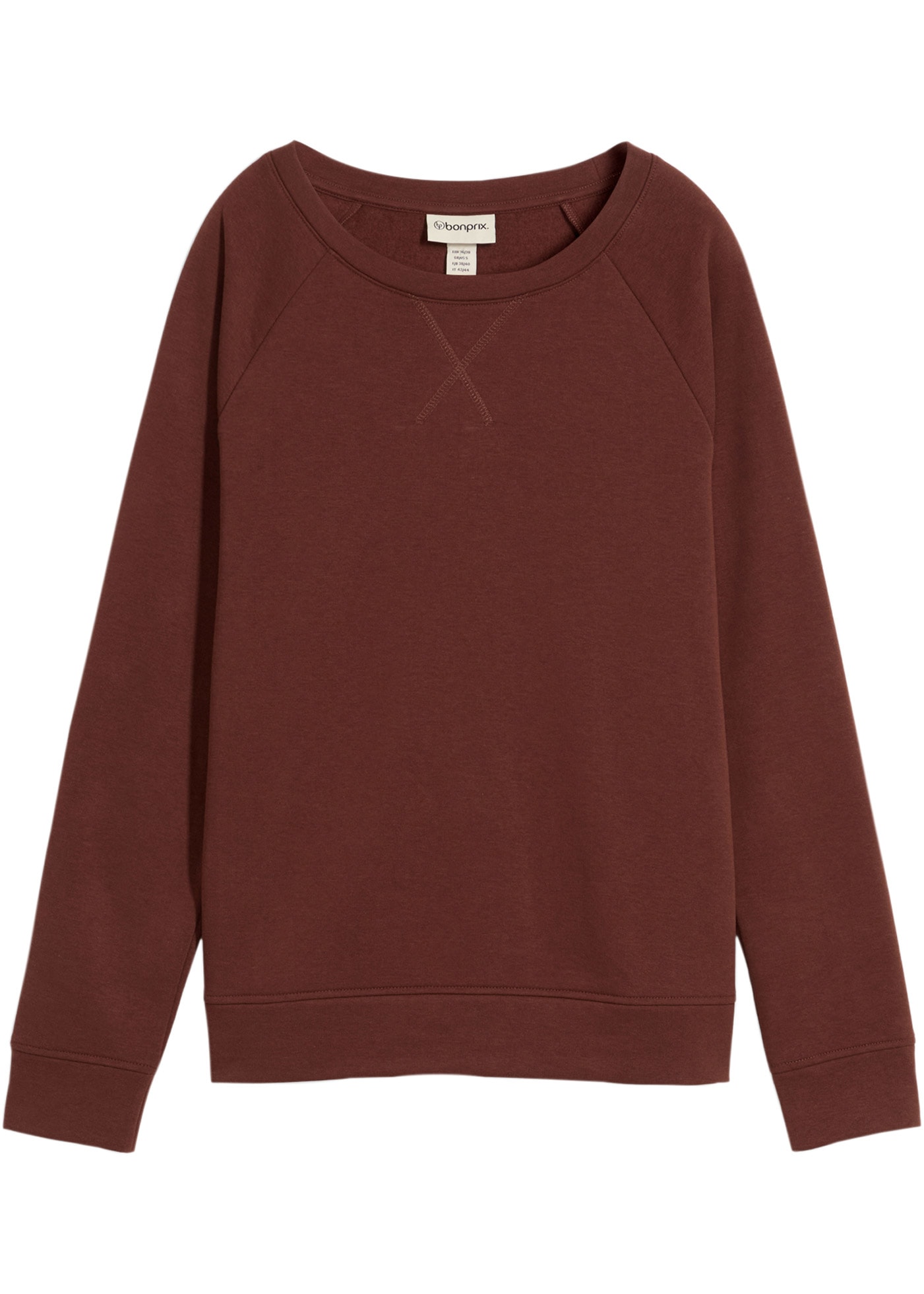 bonprix Sweatshirt »Sweatshirt«, klassischer Rundhalsausschnitt, bequeme Passform, ohne Verschluss
