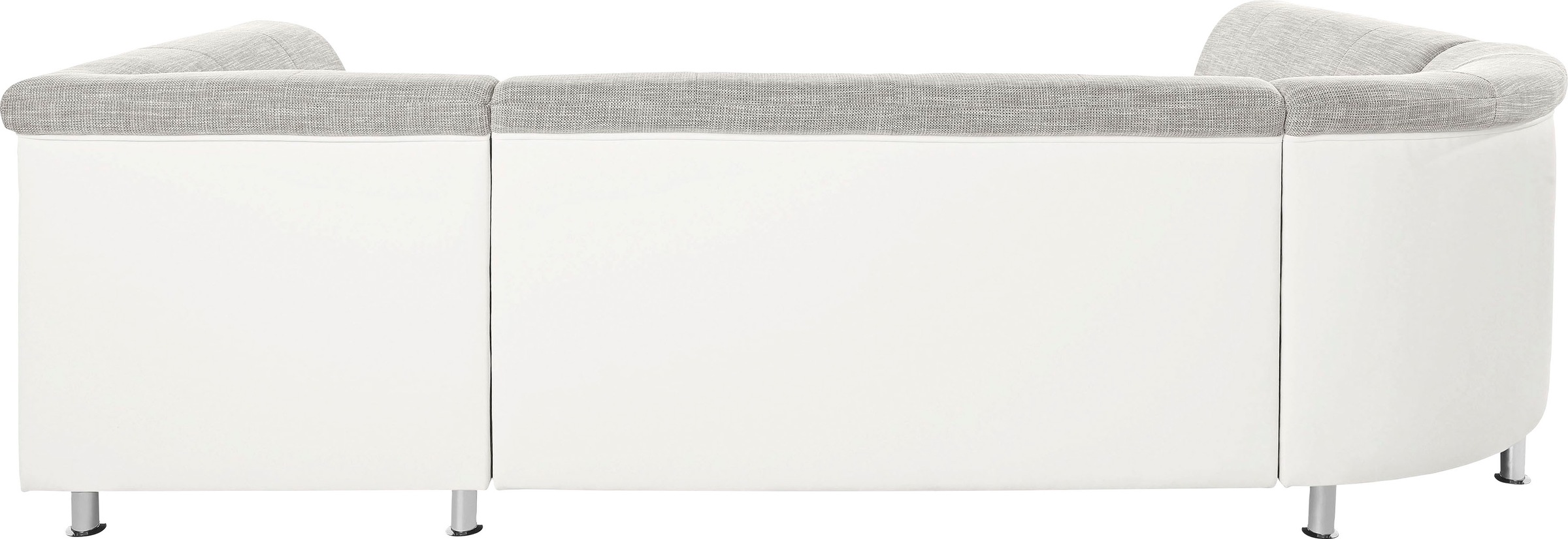TRENDMANUFAKTUR Wohnlandschaft »Rondo 3, zeitlos und modern, im Materialmix, U-Form«, wahlweise für mehr Komfort mit Federkern, wahlweise mit Bettfunktion