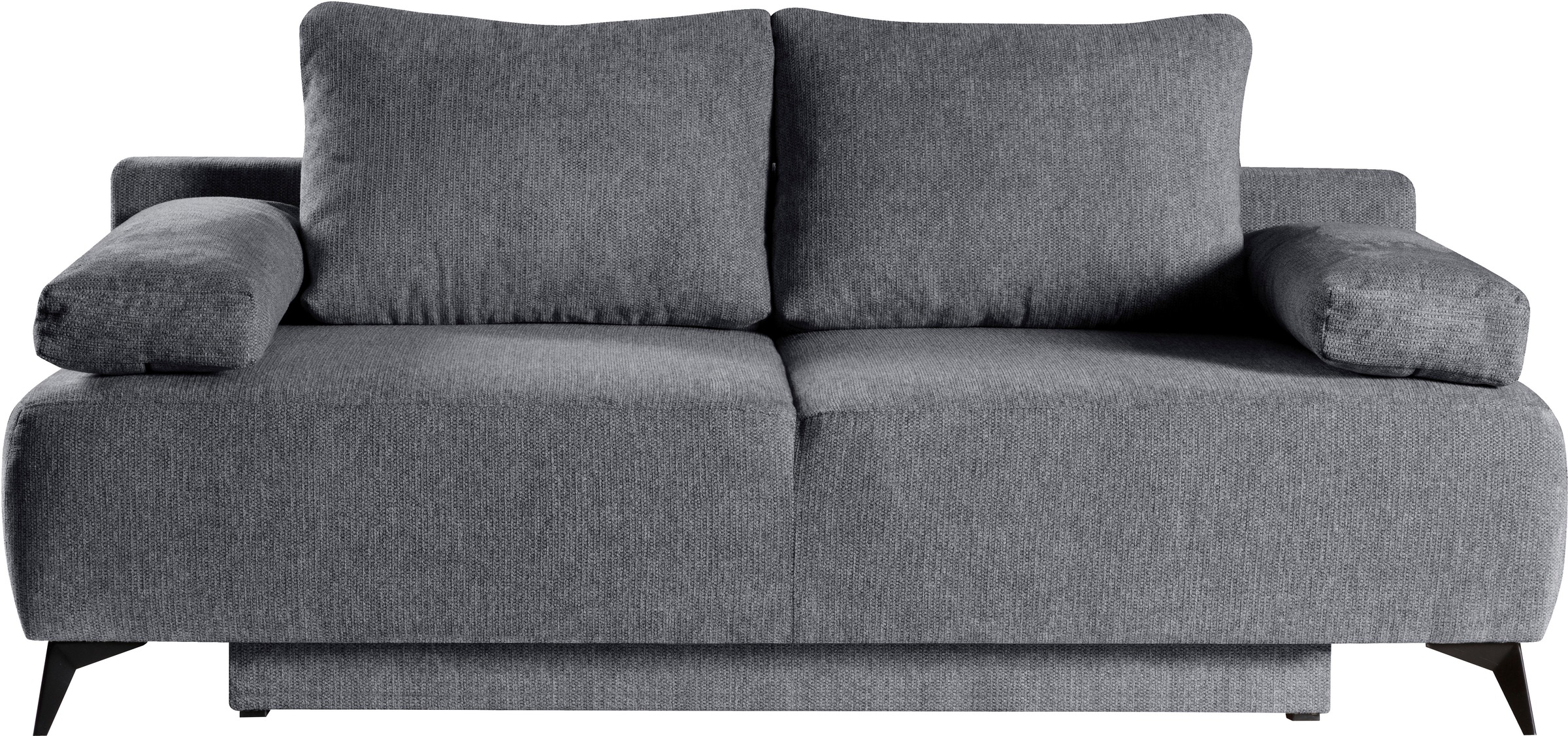 WERK2 Schlafsofa »Viktoria mit Komfortsitz- und Liegehöhe, Breite 200cm,«, bequemes 2-Sitzer Schlafcouch mit Bettkasten