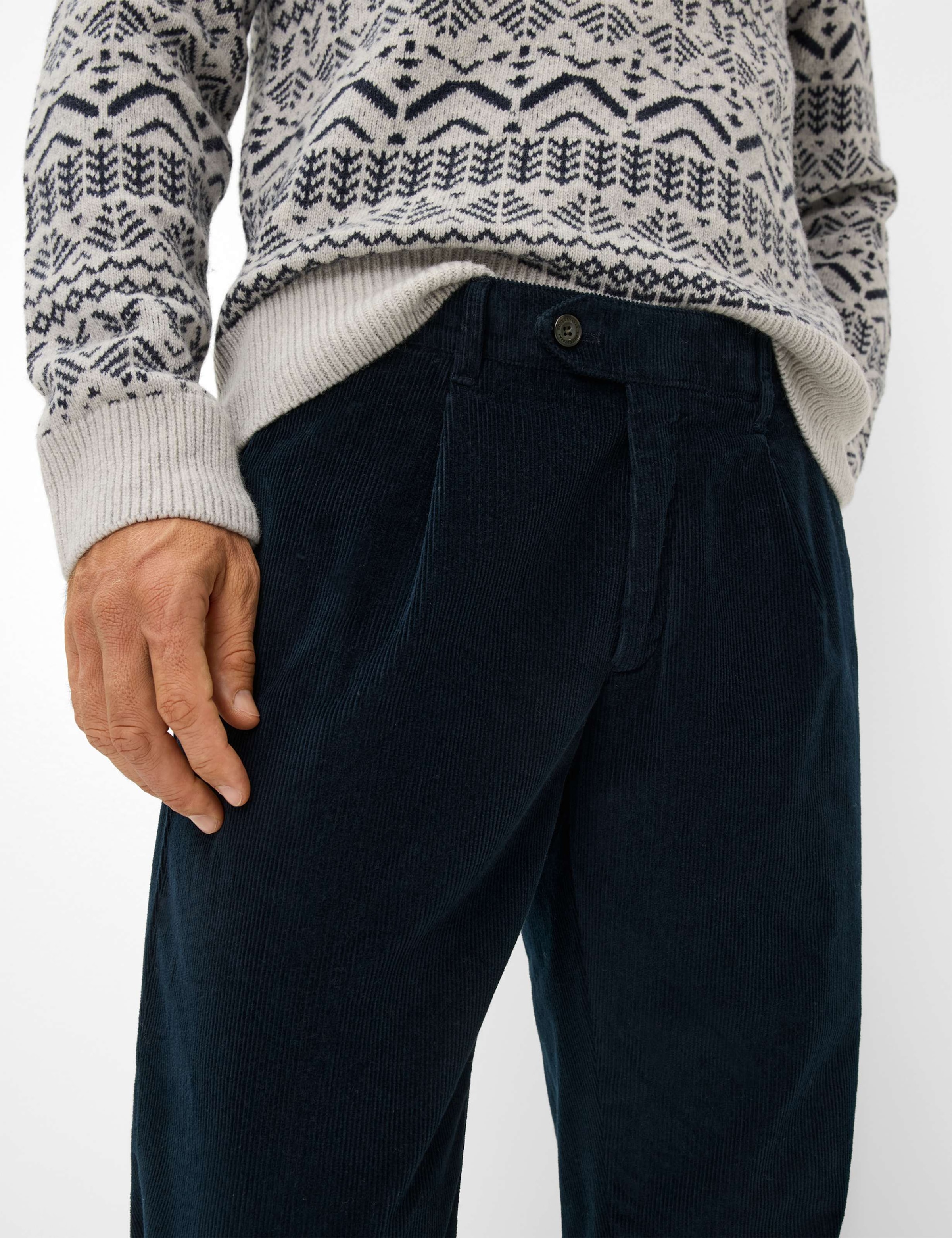 EUREX by BRAX Bundfaltenhose »Style LUIS«