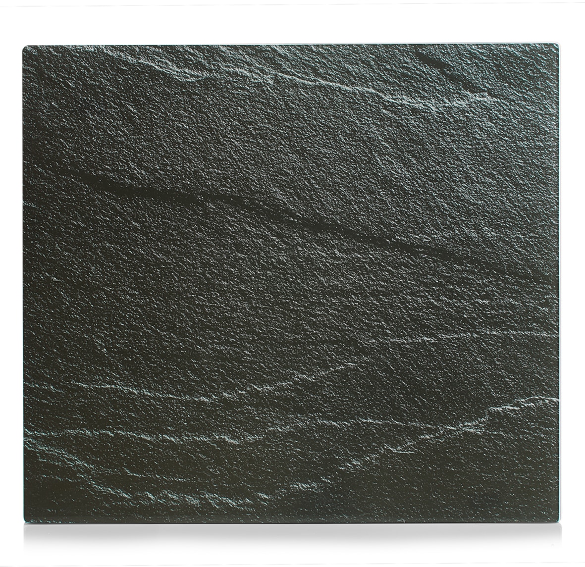 Zeller Present Herdblende-/Abdeckplatte »Schiefer«, (1 tlg.), Silikonfüßen