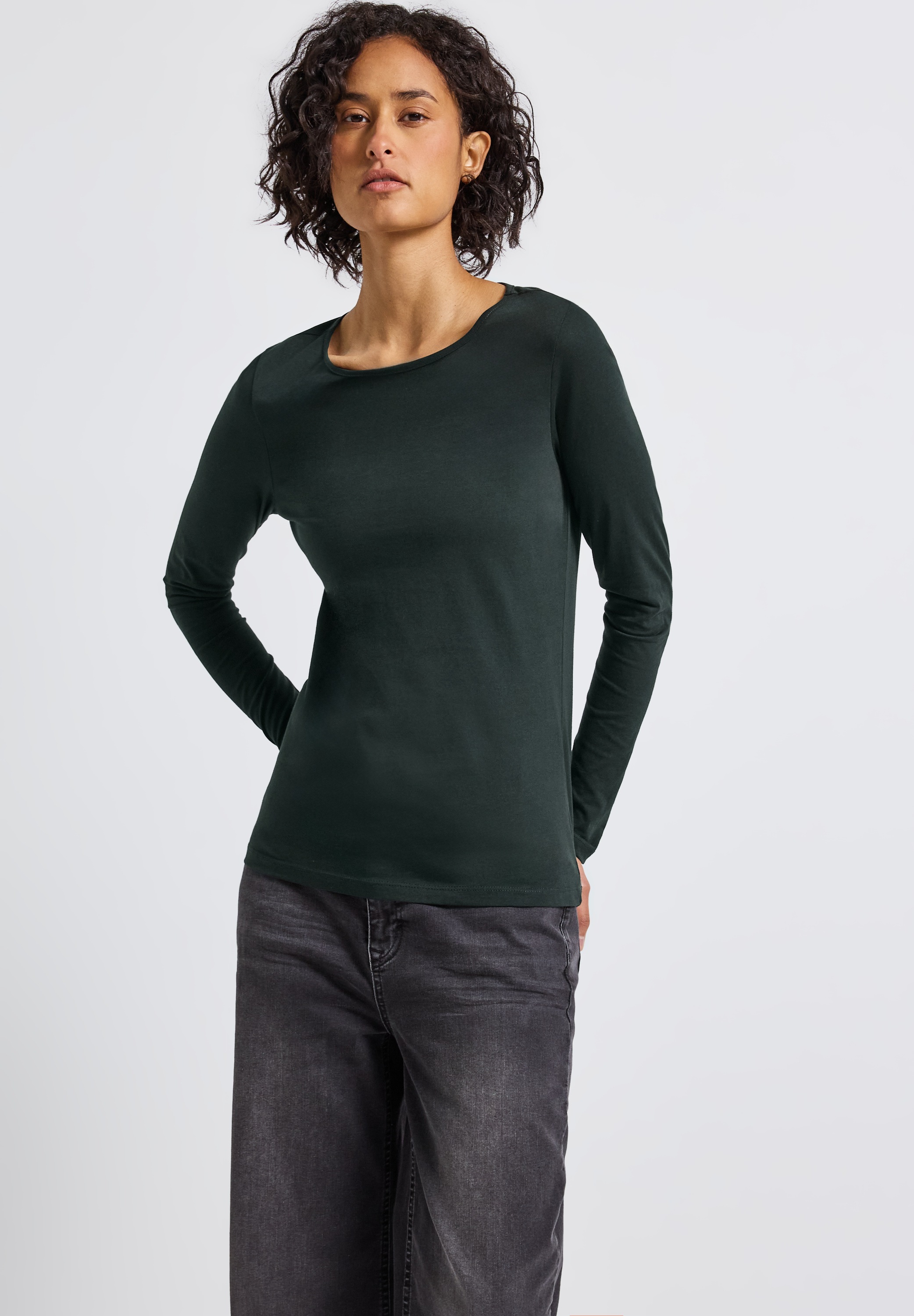 STREET ONE Langarmshirt Basic günstig online kaufen