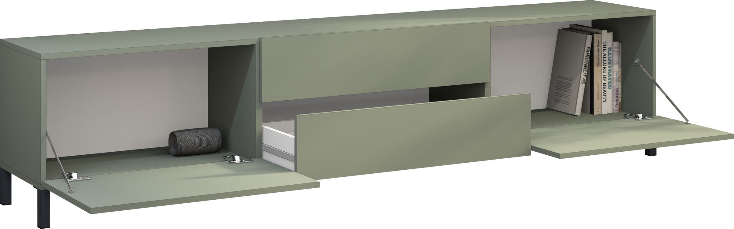 Thumbnail - borchardt Möbel Lowboard "Sophia, TV-Schrank mit Metallfüßen, Breite 200 cm" Variante hängend unter "mehr aus der Serie"...