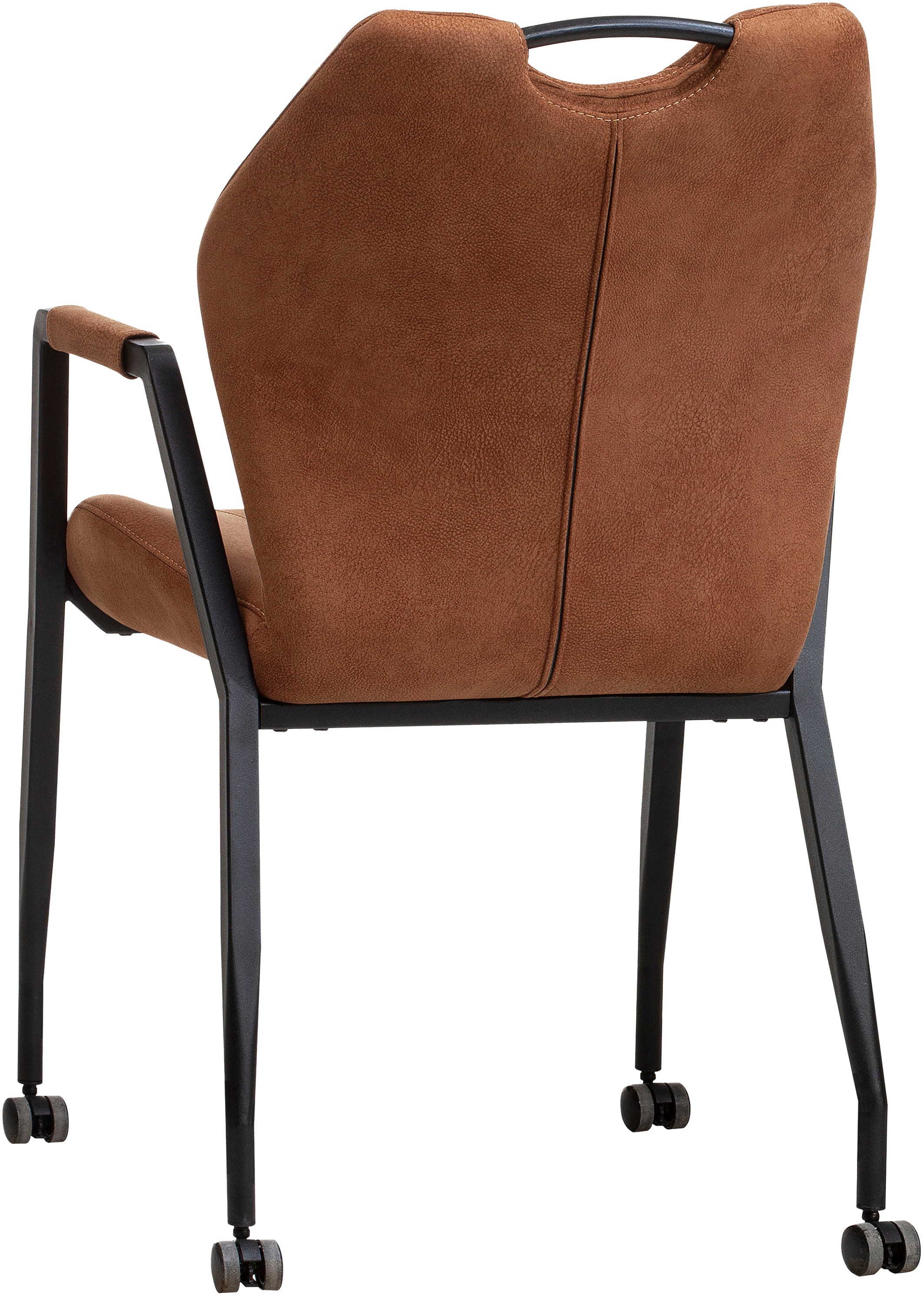 OMG Design Armlehnstuhl »Point«, (Set), 1 St., Stoff, Esszimmerstuhl mit Rollen, Bürostuhl