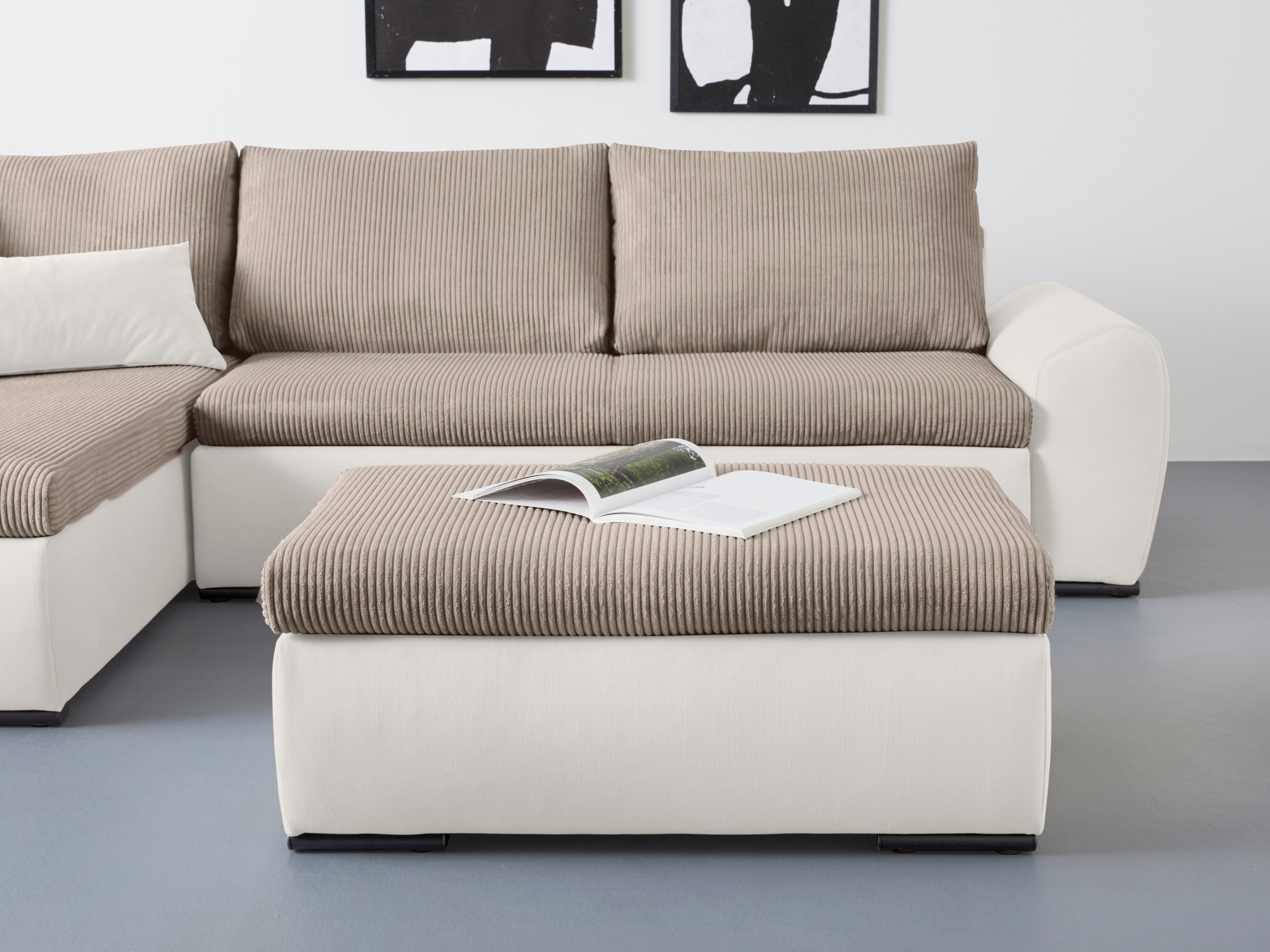 Home affaire Polsterhocker "Win, B: 97 cm - OTTO. Verlässliche Qualität." i günstig online kaufen