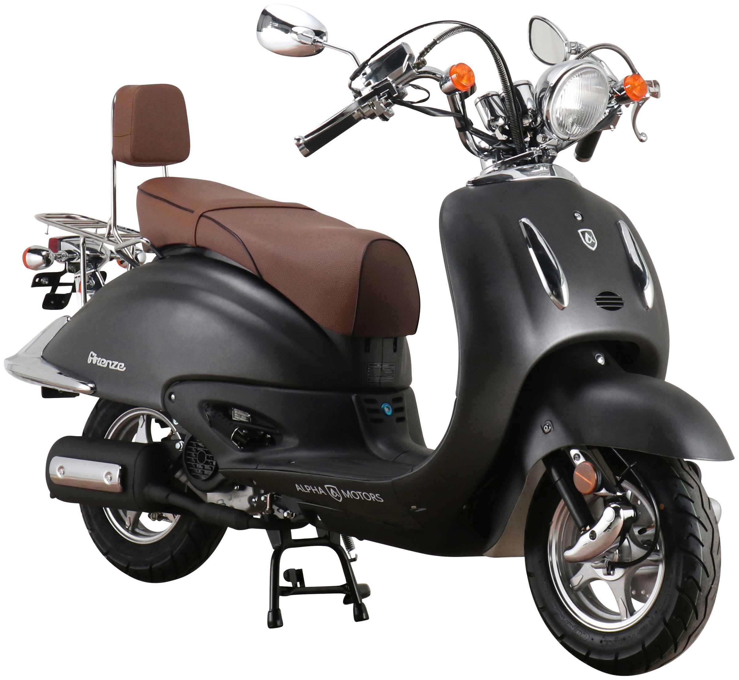 Alpha Motors Mofaroller "Retro Firenze", 50 cm³, 25 km/h, Euro 5, 2,72 PS, im Retro-Look