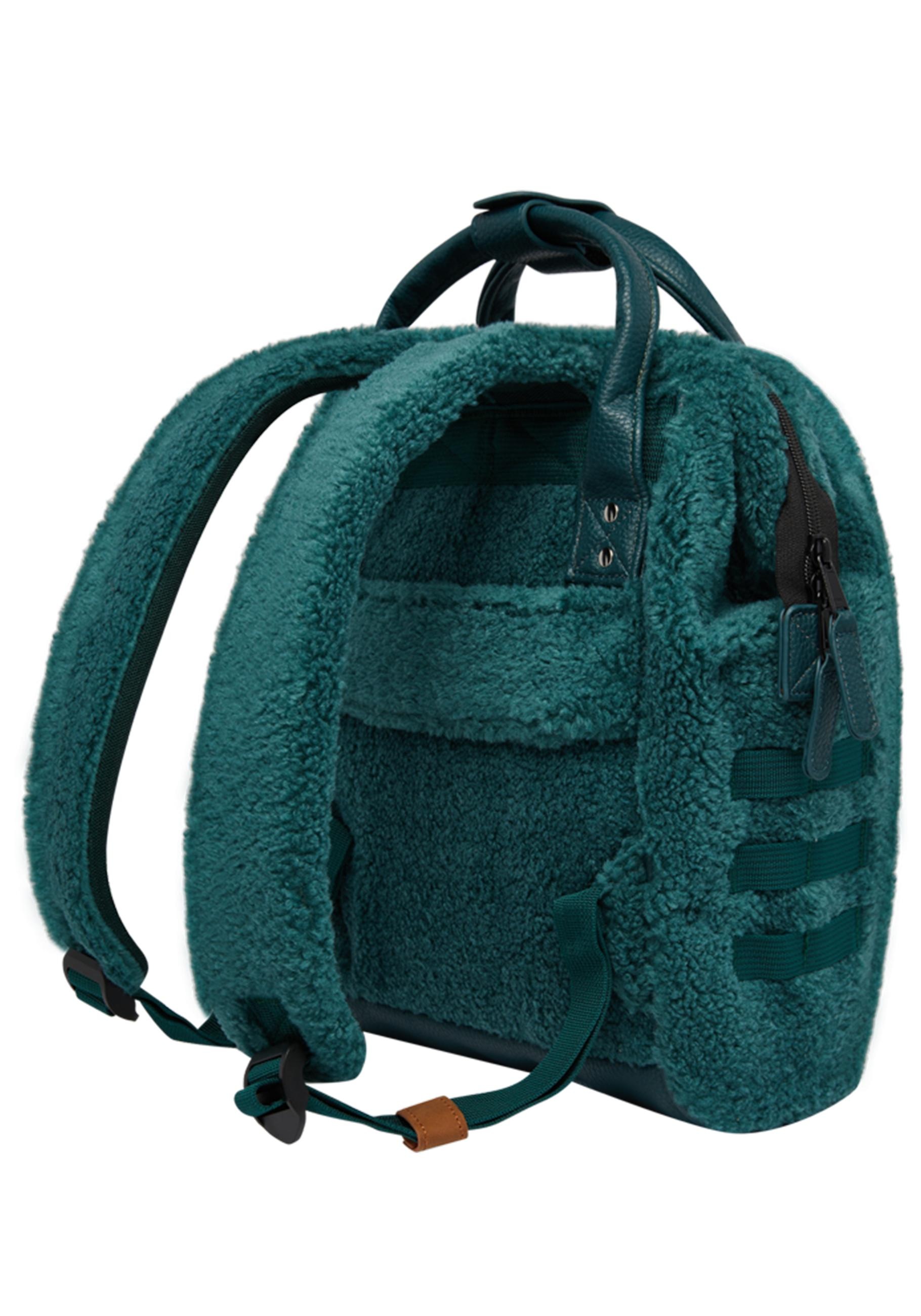 CABAIA Tagesrucksack »Adventurer S Fleece«, Fleece-Rucksack mit austauschbaren Vordertaschen