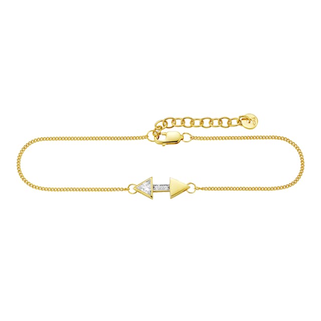 CAÏ Armband »925/- Sterling Silber vergoldet Zirkonia Pfeile« online  bestellen | BAUR