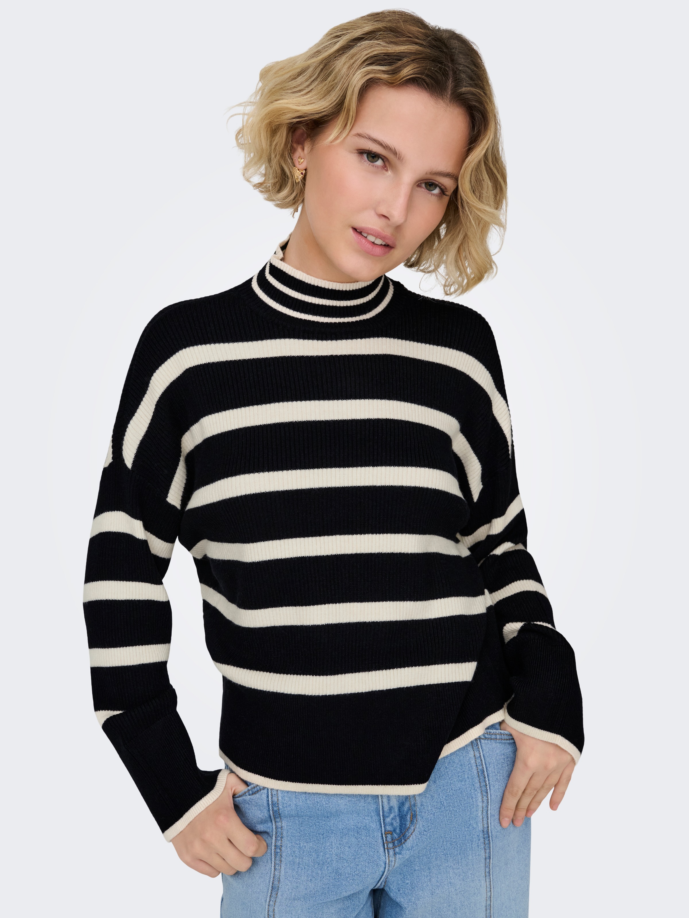 ONLY Stehkragenpullover "ONLIBI L/S HIGNECK PULLOVER" günstig online kaufen