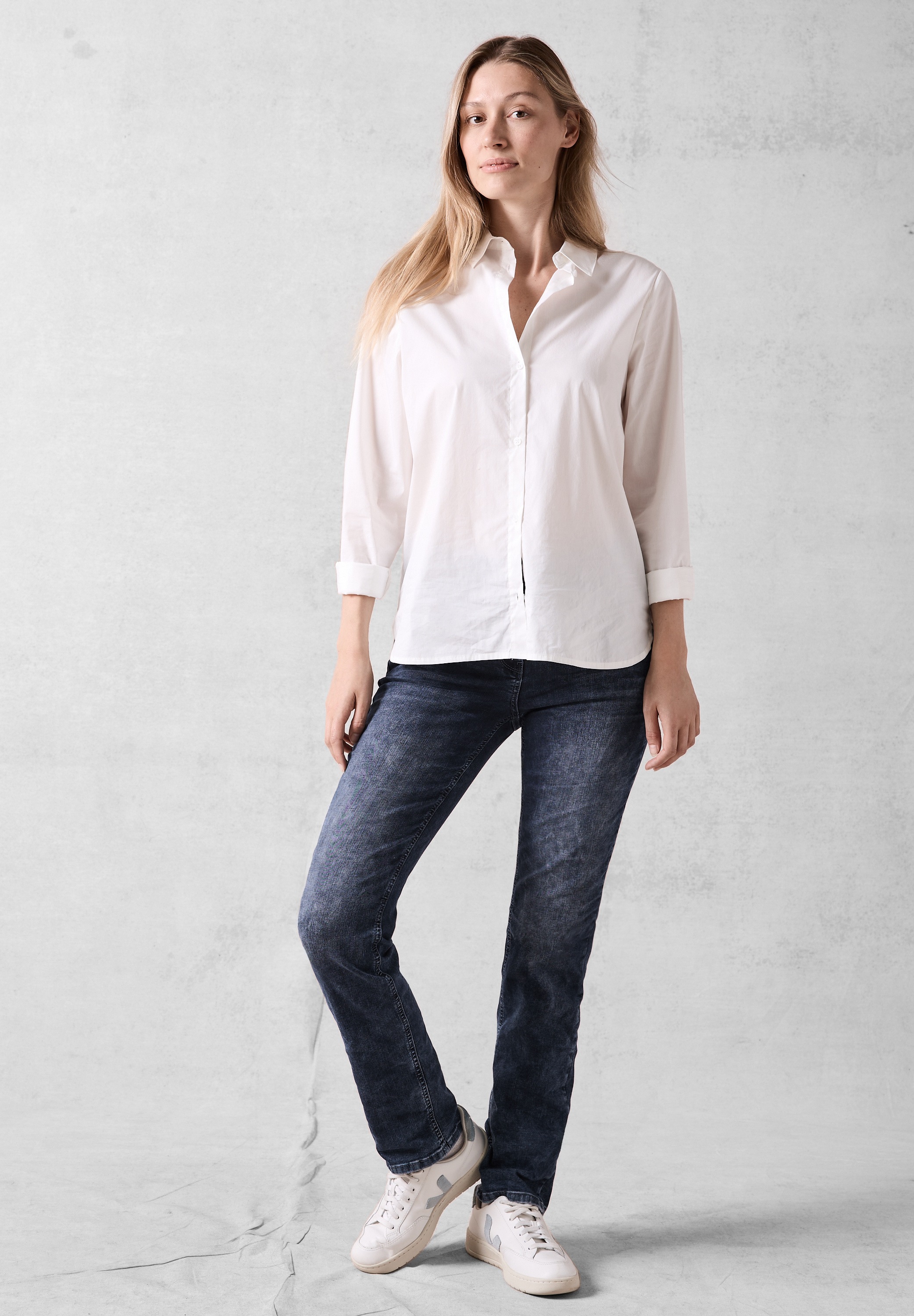 Cecil Slim-fit-Jeans, High Waist