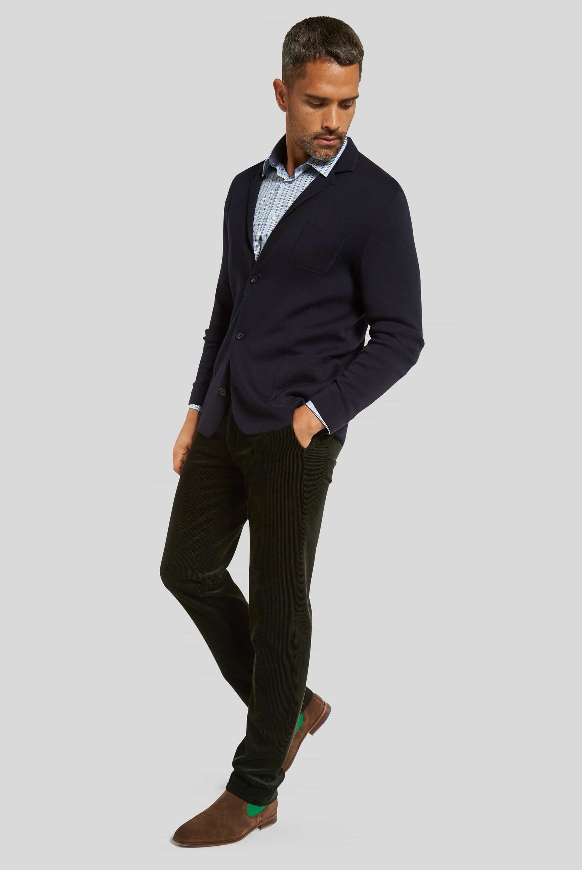 MEYER Chinos »Bonn«, Cordhose mit Stretch-Dehnbund