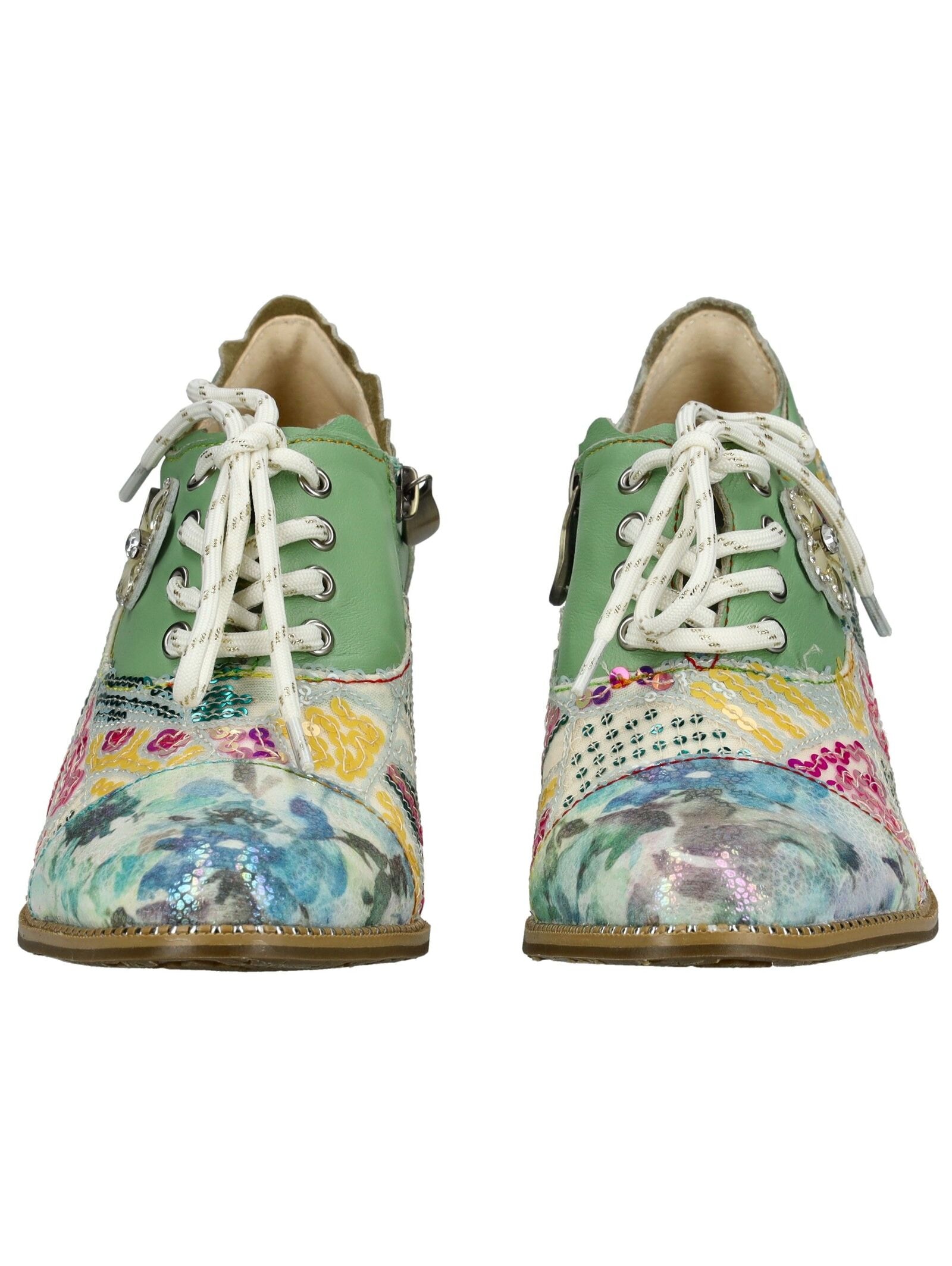 LAURA VITA Schnürpumps »LAURA VITA Pumps Leder/Textil«