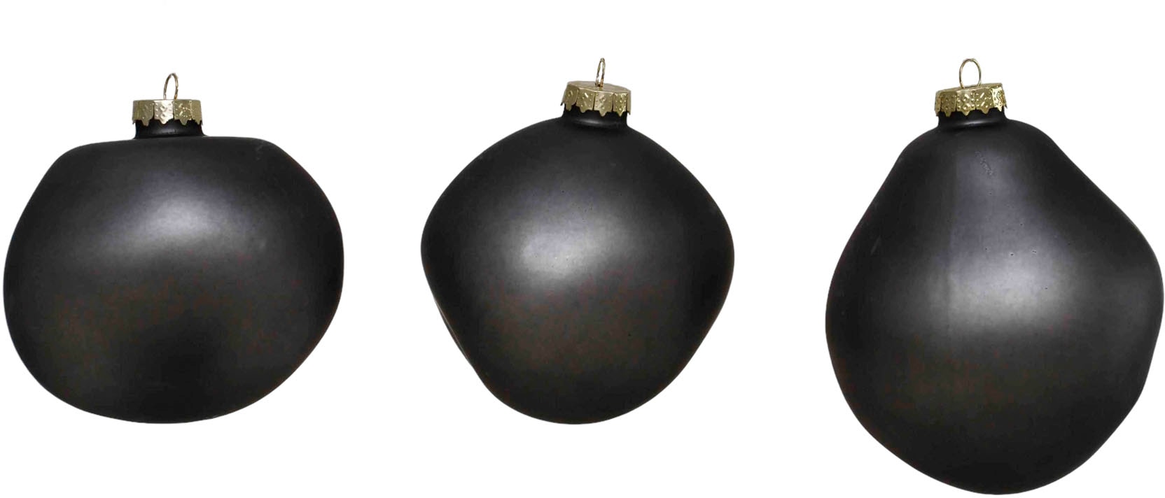 Leonique Weihnachtsbaumkugel "Birdelle matt, Weihnachtsdeko, Christbaumschmuck, Christbaumkugeln", (Set, 3 St.), Baumkug