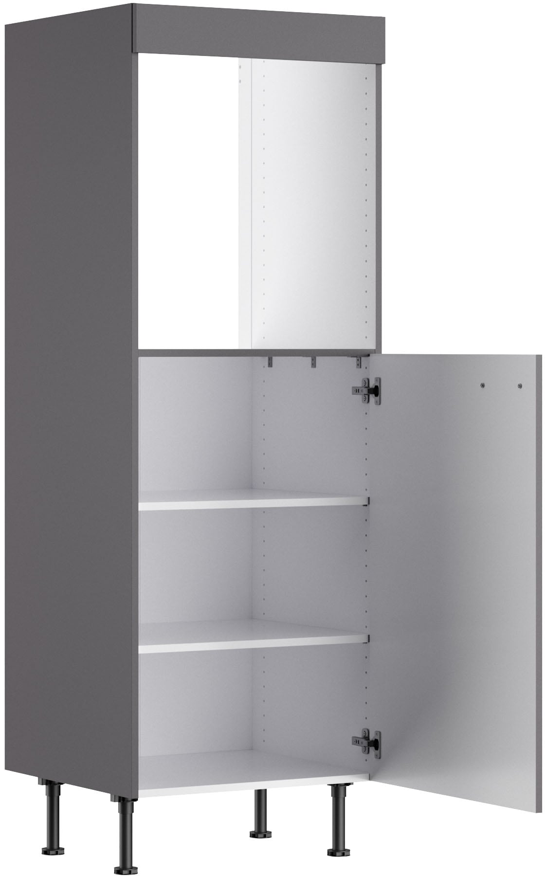 KOCHSTATION Backofenumbauschrank »KS-Paula« 60 cm breit, 176 cm hoch, mit 1 festen Blende, 1 Tür, 2 Einlegeböden