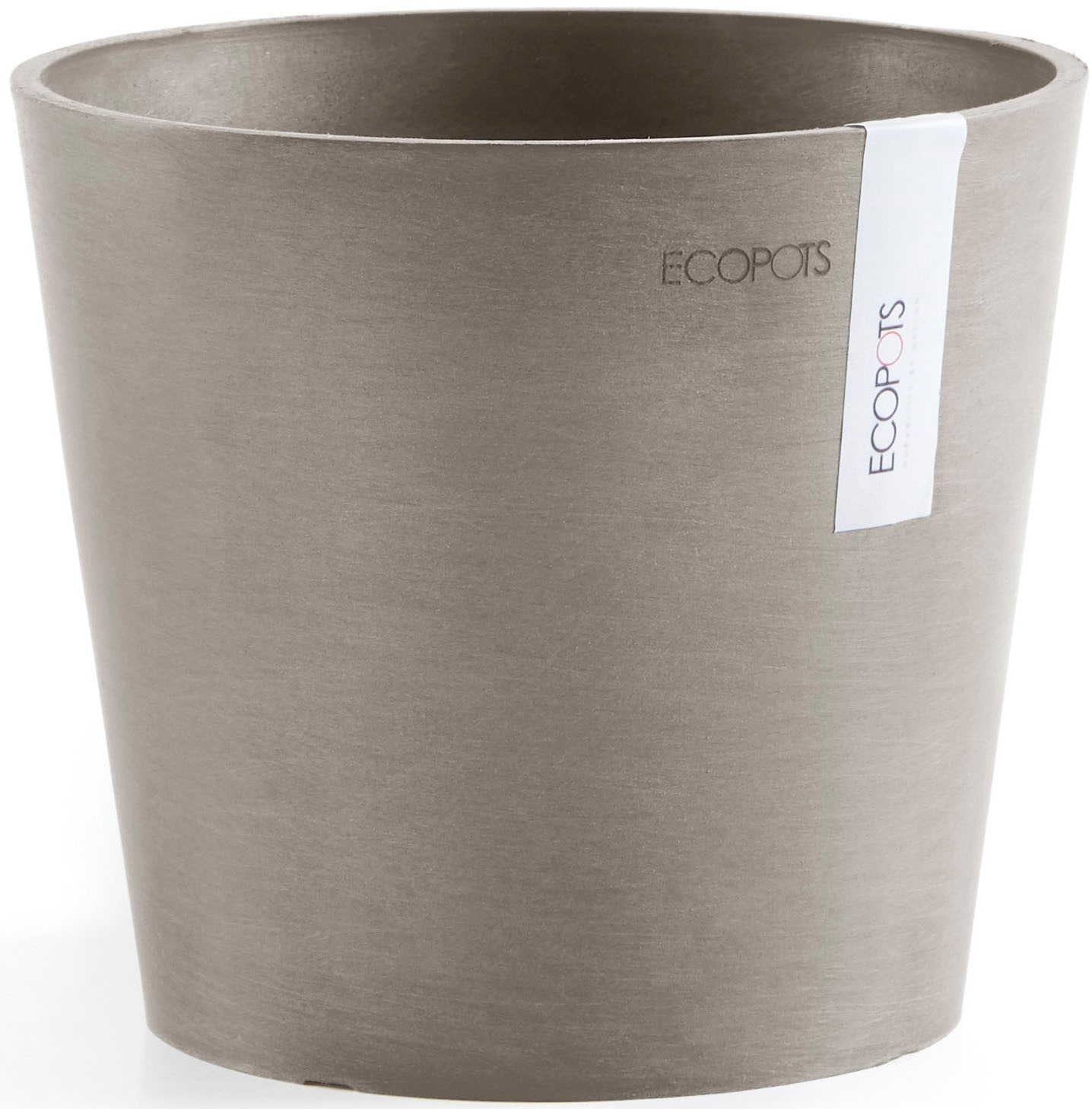 ECOPOTS Blumentopf »Amsterdam Mini 17 Taupe« für den Innenbereich