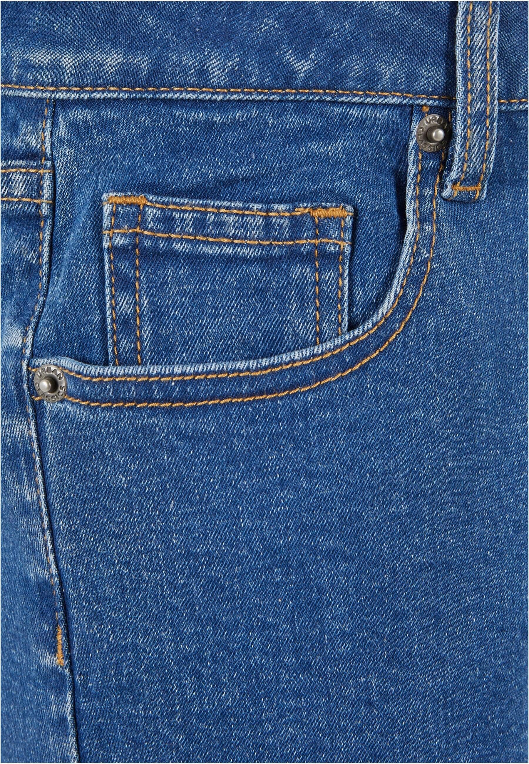 URBAN CLASSICS Shorts »Urban Classics Damen Girls Organic Stretch Denim 5 Pocket Shorts«, (1 tlg.)