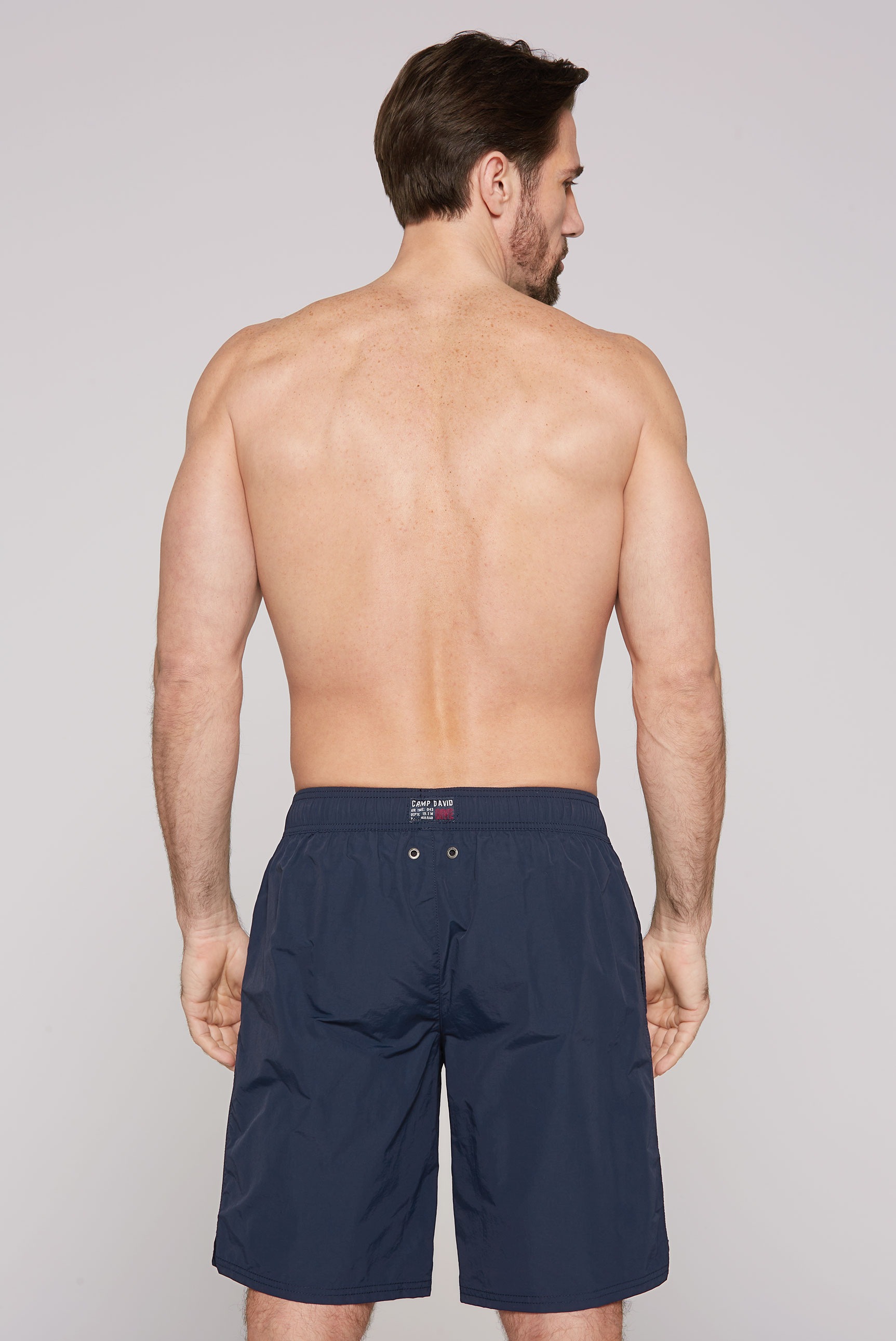 CAMP DAVID Badeshorts mit Logo Schriftzug günstig online kaufen