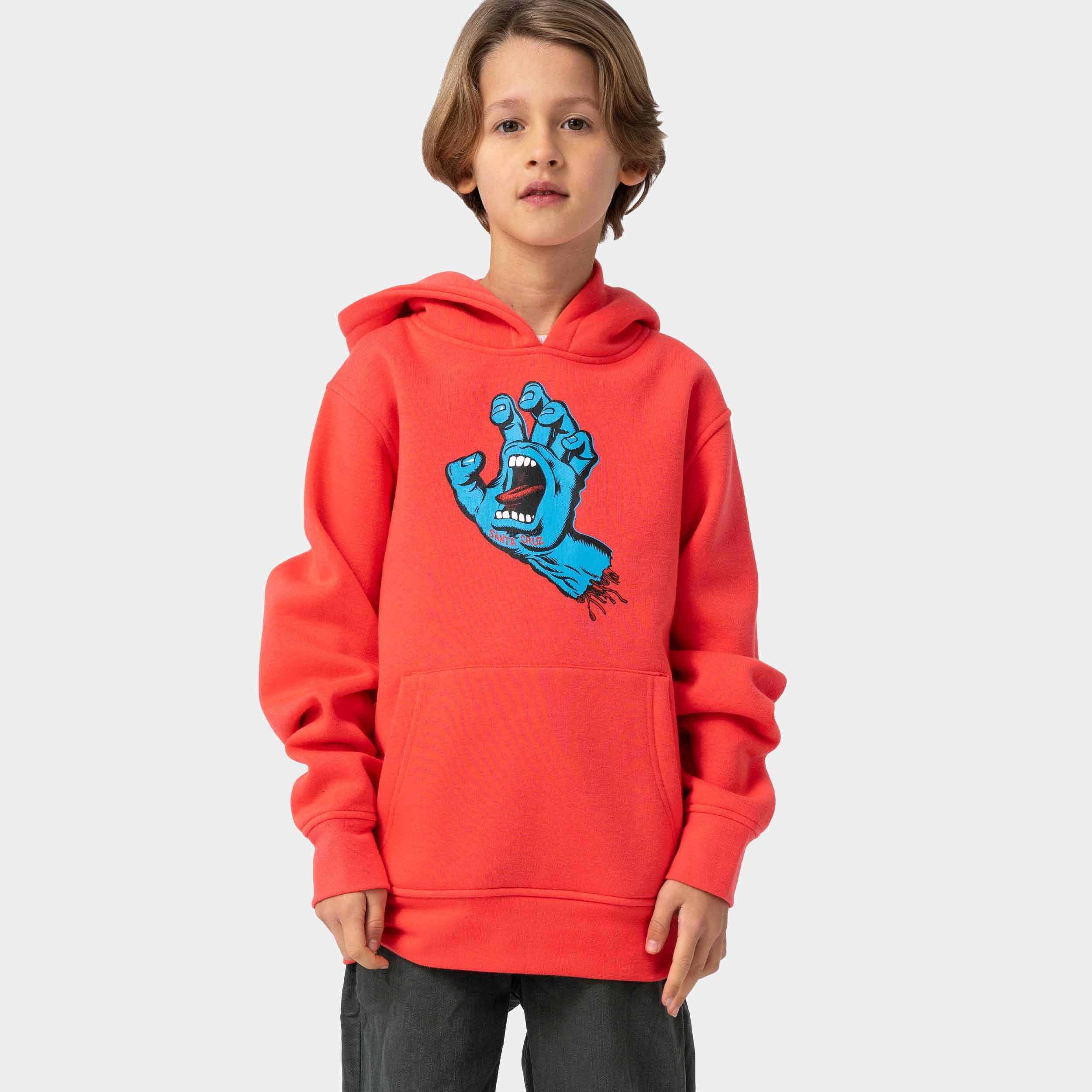 Santa Cruz Hoodie "YOUTH SCREAMING HAND HOOD"