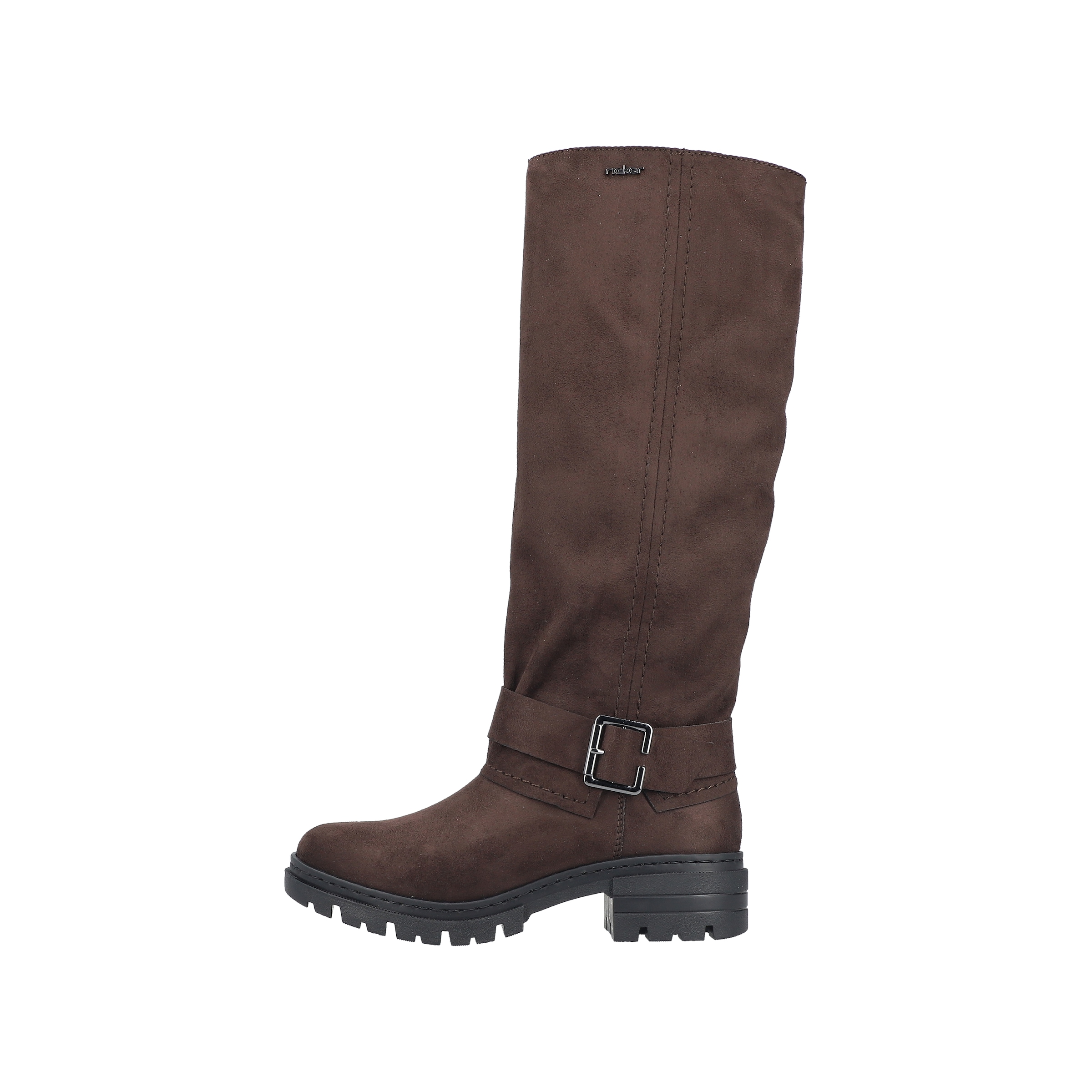 Rieker Winterstiefel  Langschaftstiefel, Blockabsatz, mit Innenreißverschluss