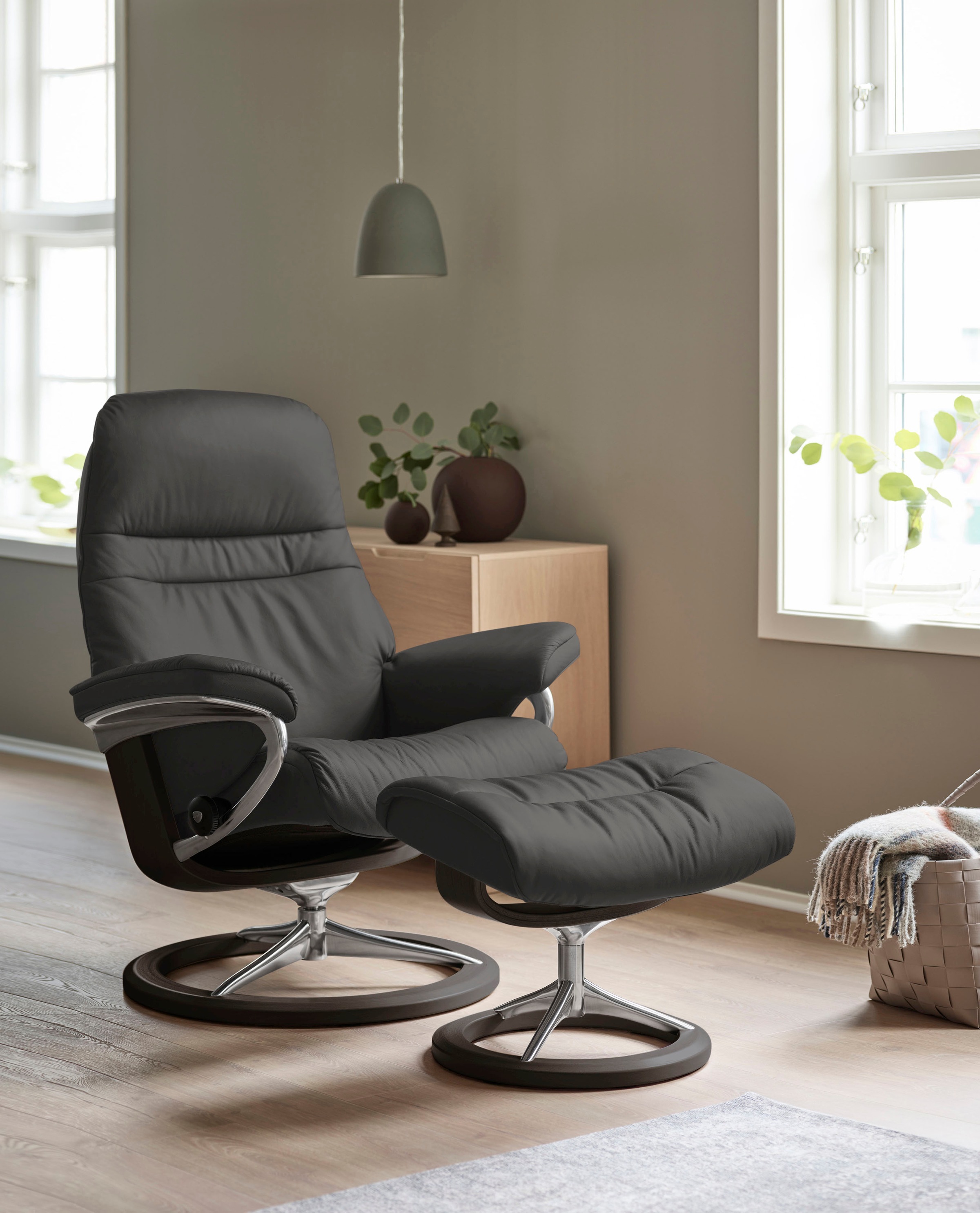 Stressless® Relaxsessel »Sunrise«, mit Signature Base, Größe S, Gestell Wenge