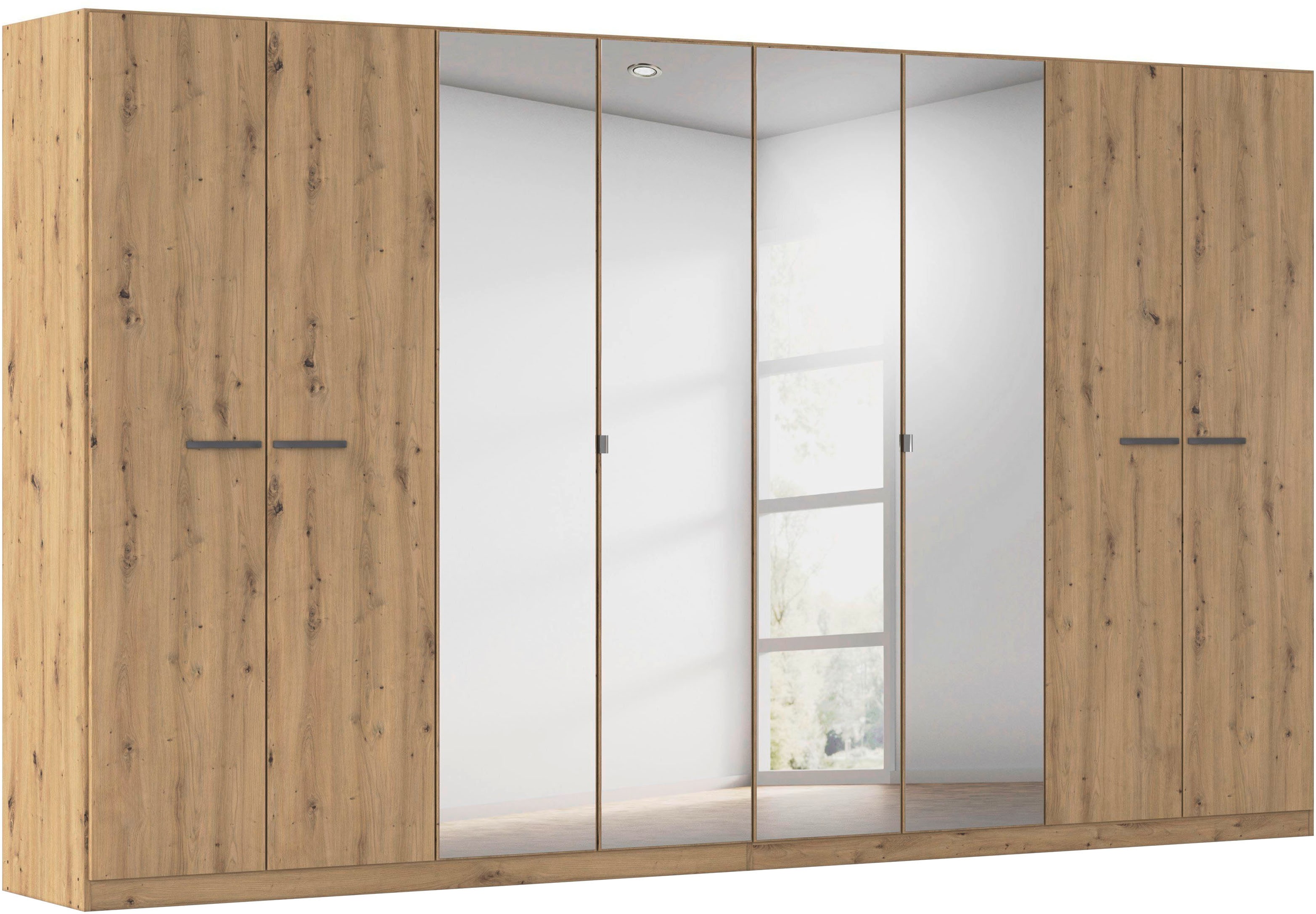 OTTO home Kleiderschrank "Mehrzweckschrank Aktenschrank Möbel Mietswohnung Schlafzimmer OTELI" erhältlich in Breiten 91-360 cm, ab Breite 136cm inkl. Innenschubladen, mit zusätzlichen Einlegeböden, optional mit Spiegel MADE IN GERMANY