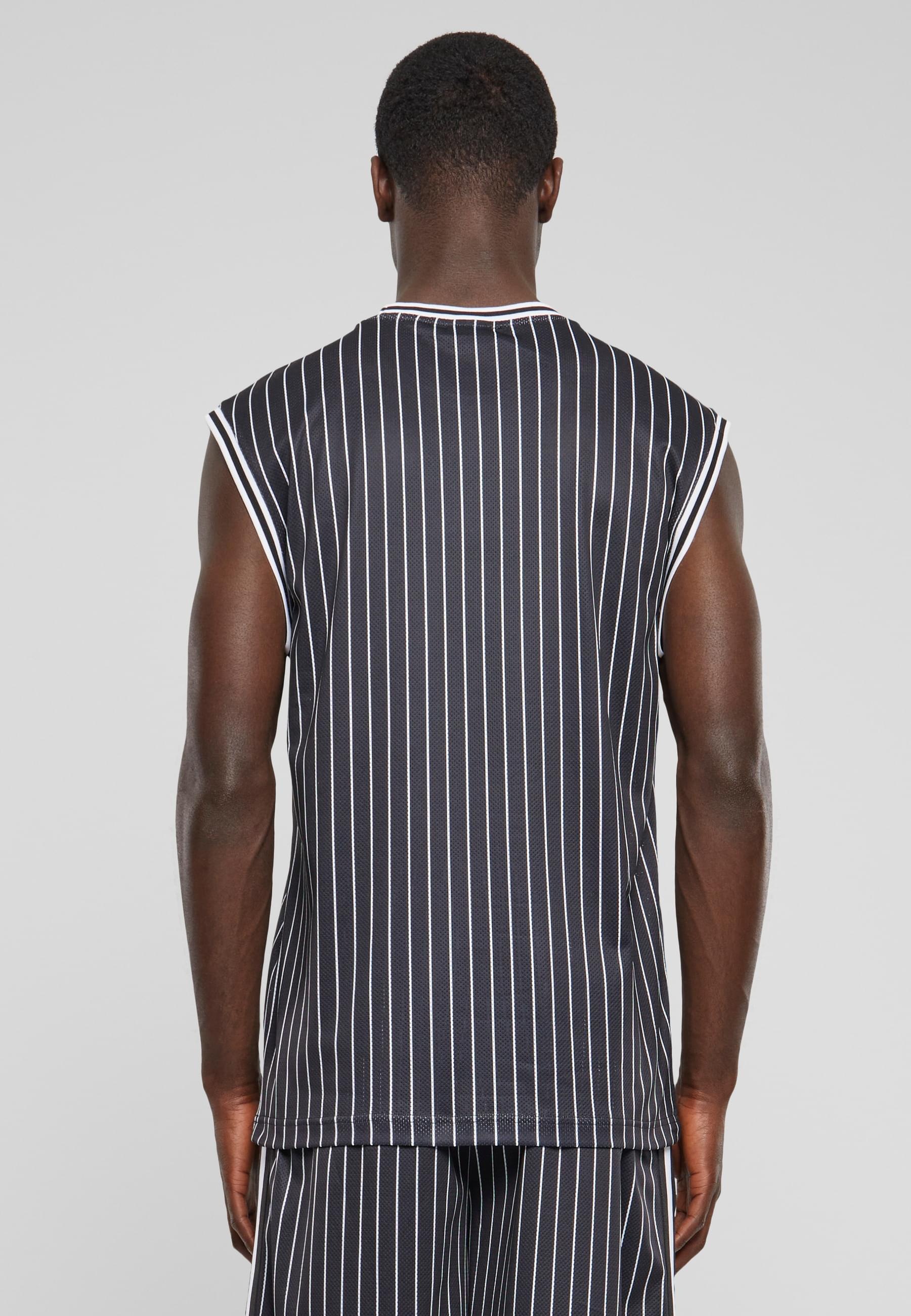 URBAN CLASSICS Tanktop »Urban Classics Striped Mesh Tanktop«, (1 tlg.)